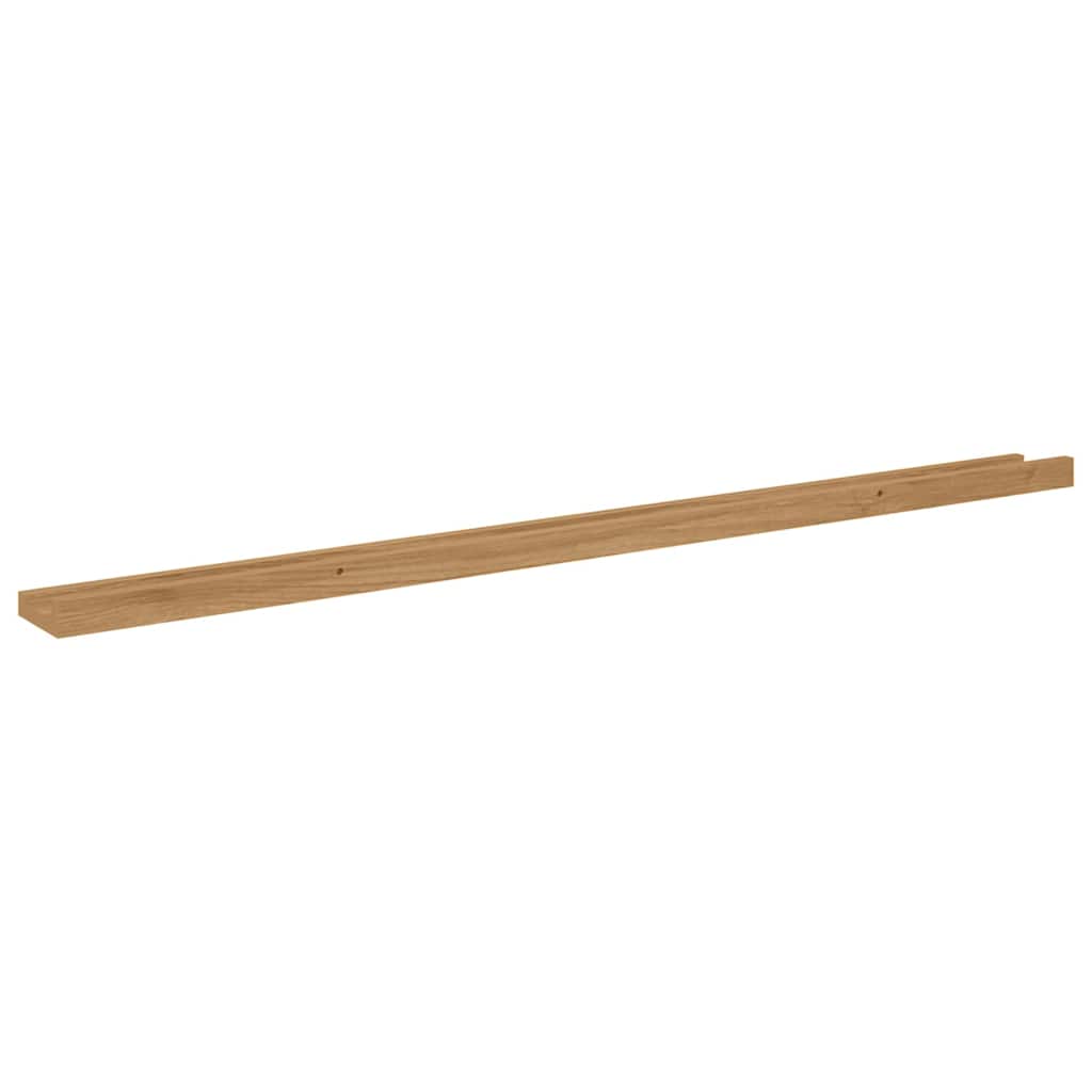 Vegghylle Veggmontert 4 stk. Brun 115 x 9 x 3 cm Konstruert tre