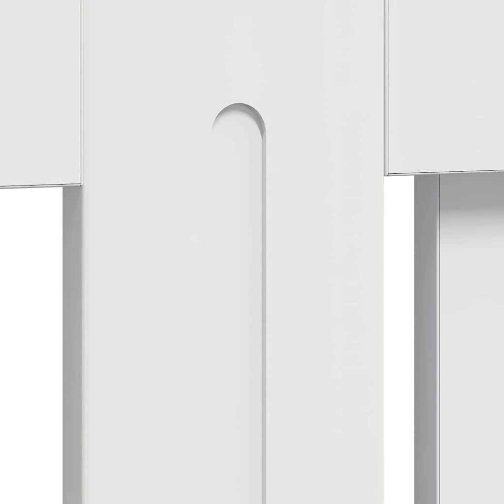Radiator Deksel Høyglanset hvit 172 x 19 x 81,5 cm