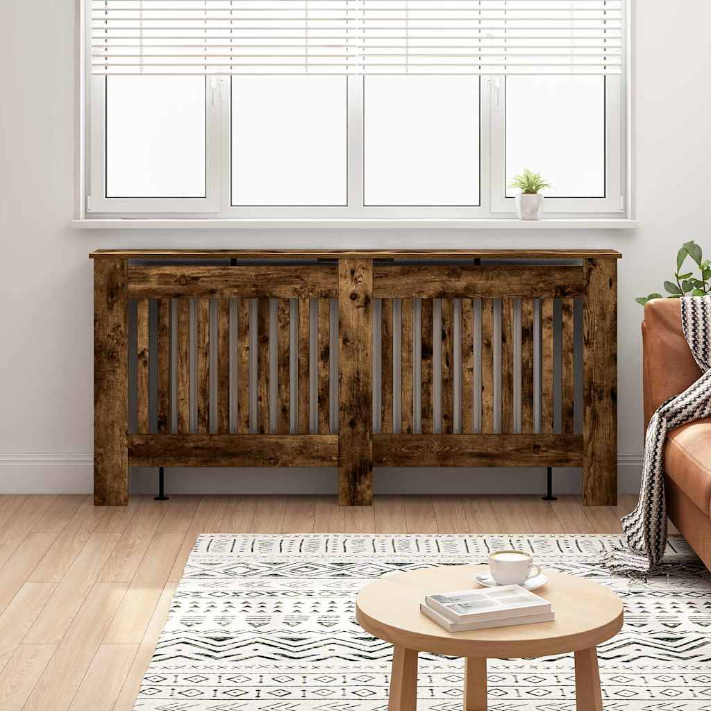 Radiator Deksel Røkt Eik 172 x 19 x 81,5 cm Konstruert tre