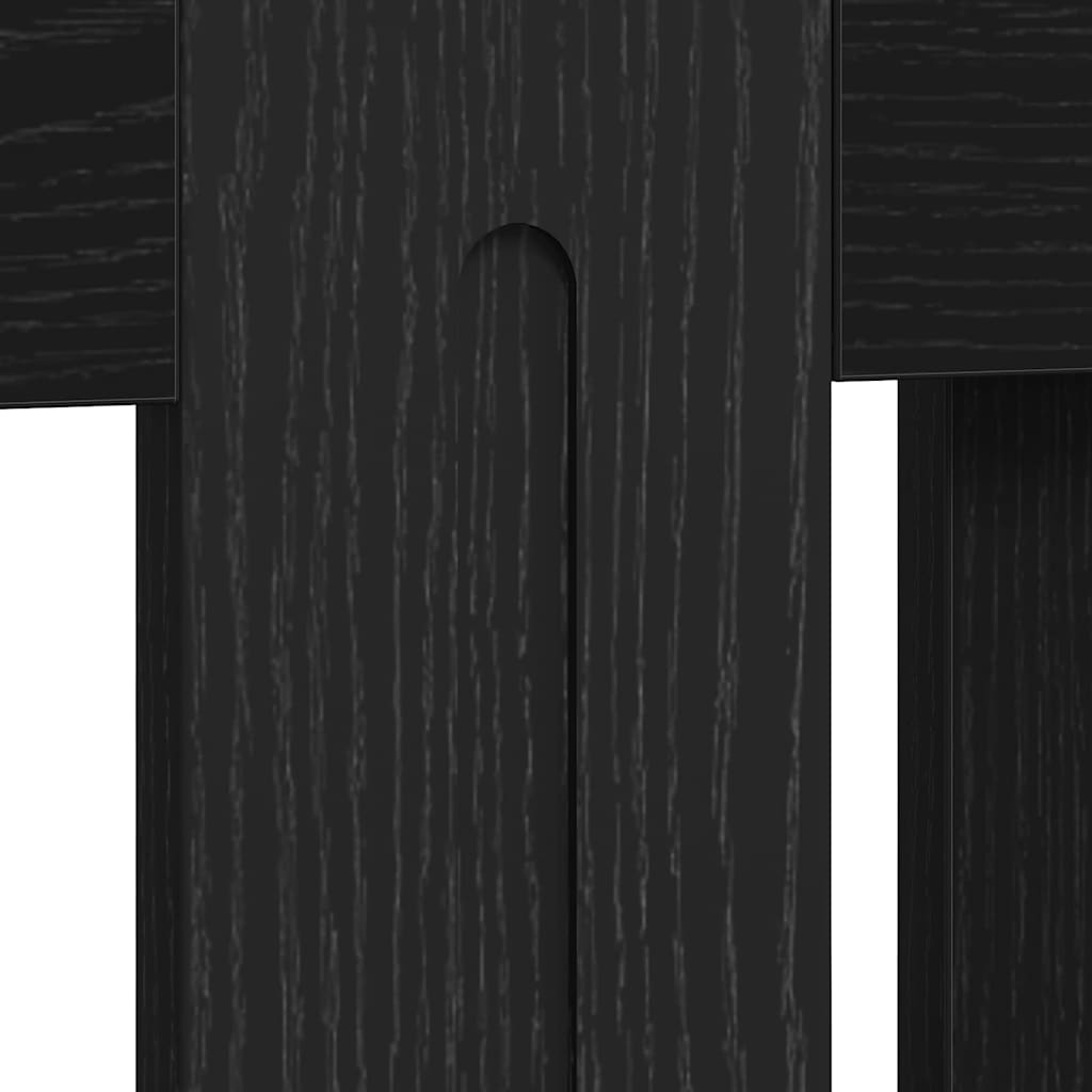 Radiator Deksel Svart eik 172 x 19 x 81,5 cm Konstruert tre