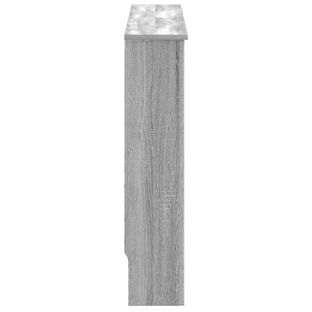 Radiator Deksel Grå Sonoma 152 x 19 x 81,5 cm Konstruert tre