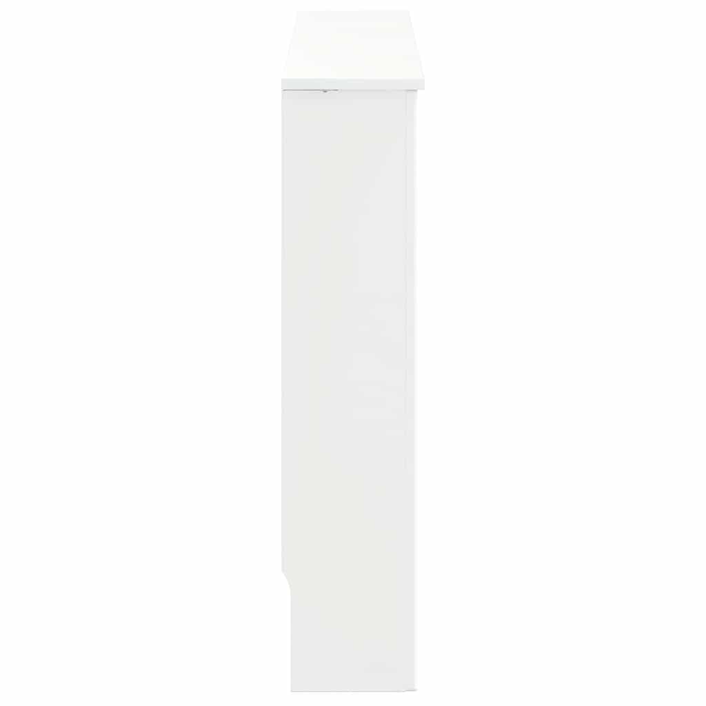 Radiator Deksel Høyglanset hvit 152 x 19 x 81,5 cm