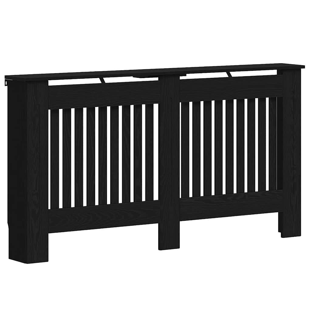 Radiator Deksel Svart eik 152 x 19 x 81,5 cm Konstruert tre