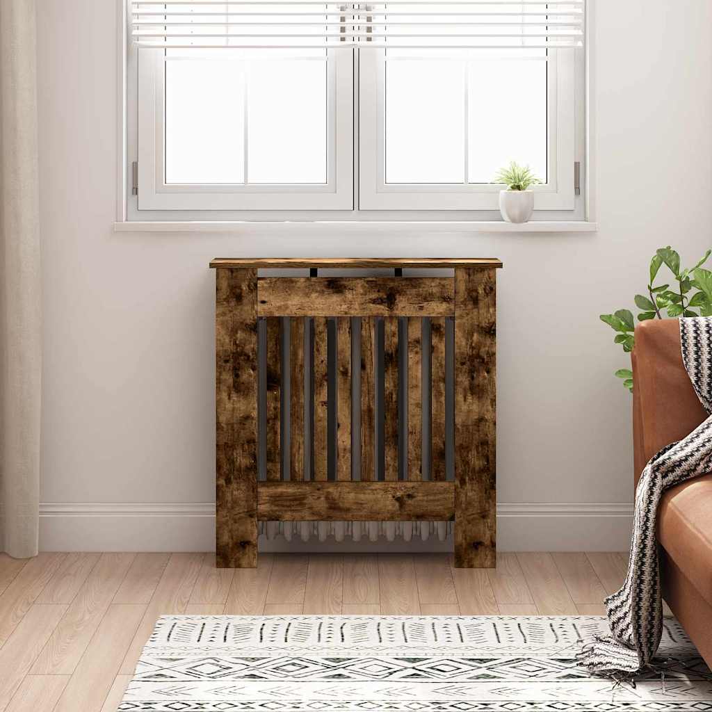 Radiator Deksel Røkt Eik 78 x 19 x 81,5 cm Konstruert tre