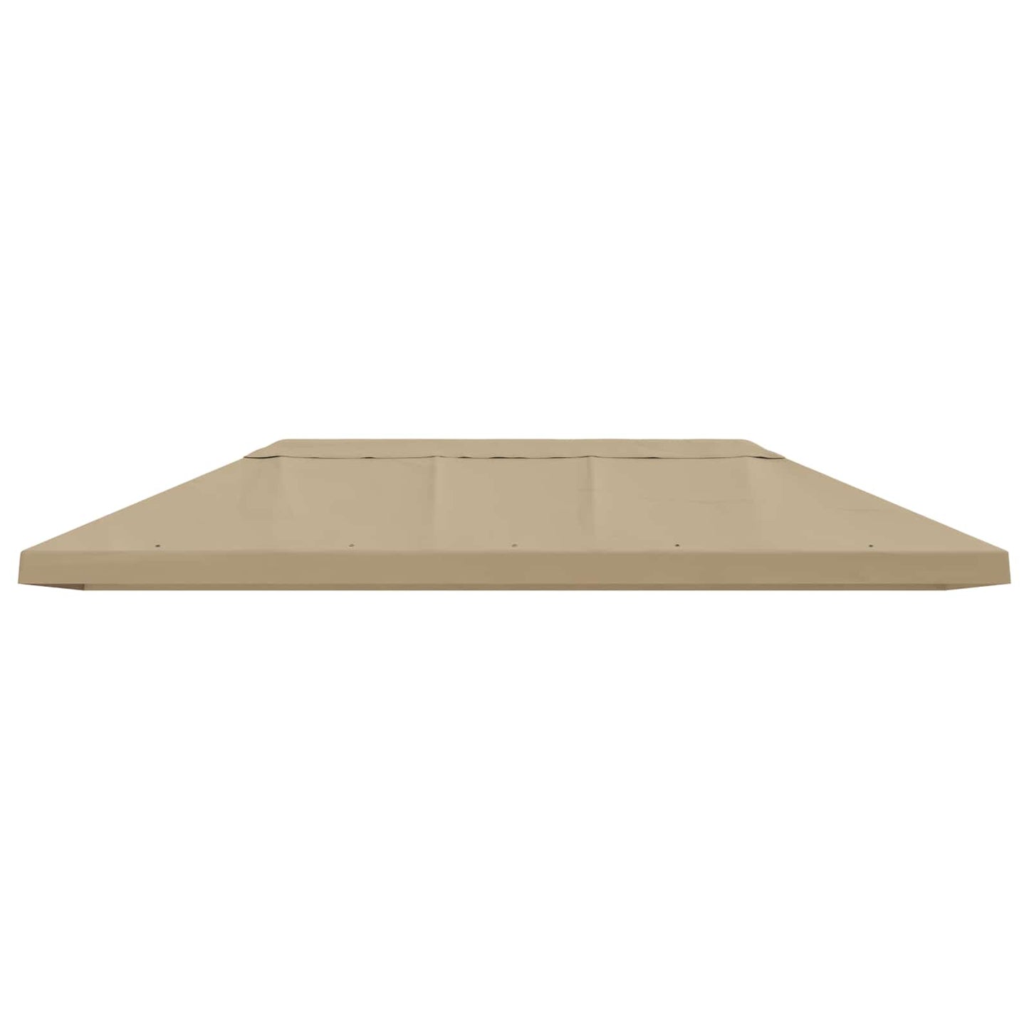 Hagepaviljong kanopydeksel 6 x 3 m Beige Polyester 190