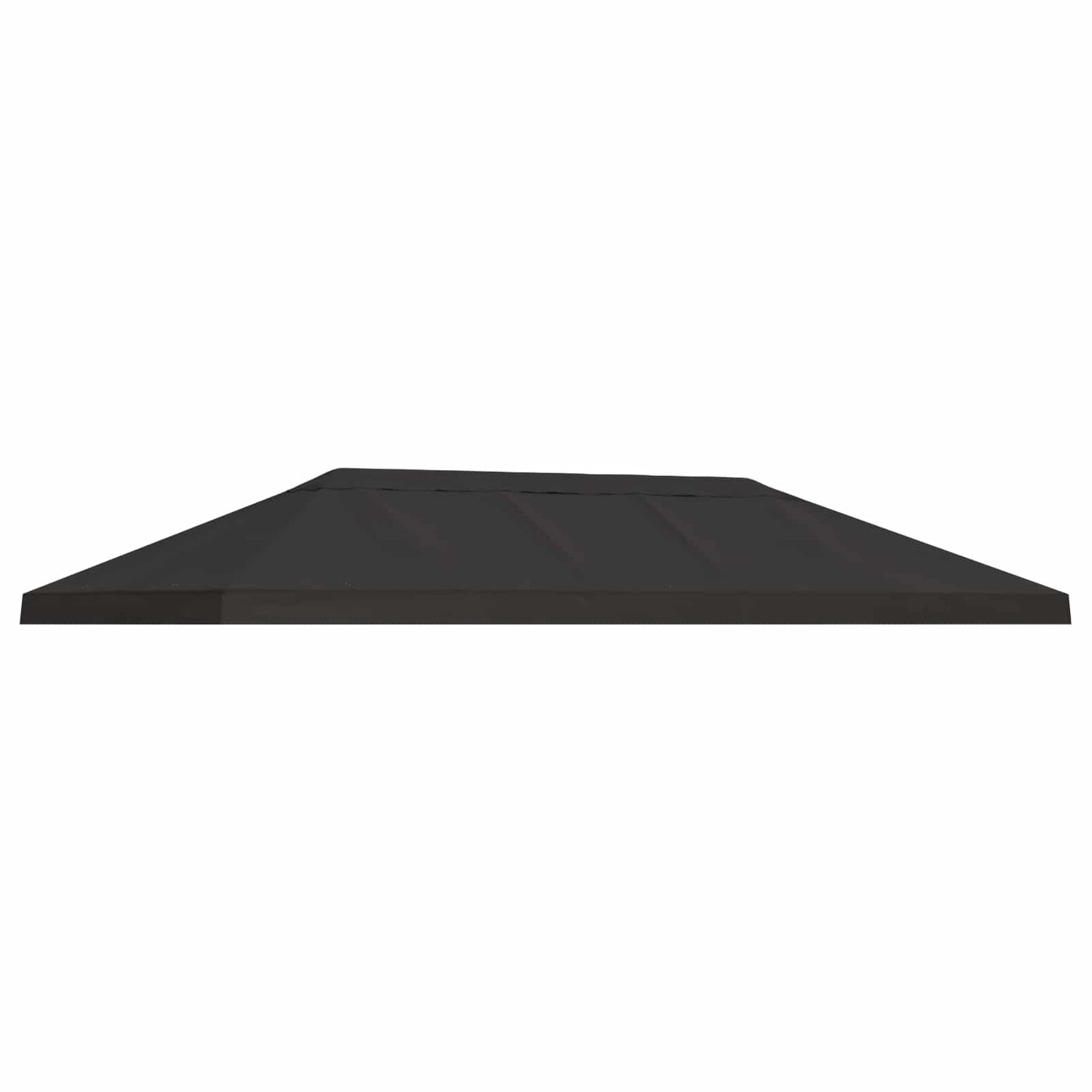 Hagepaviljong kanopydeksel 6 x 3 m Antrasitt Polyester 190