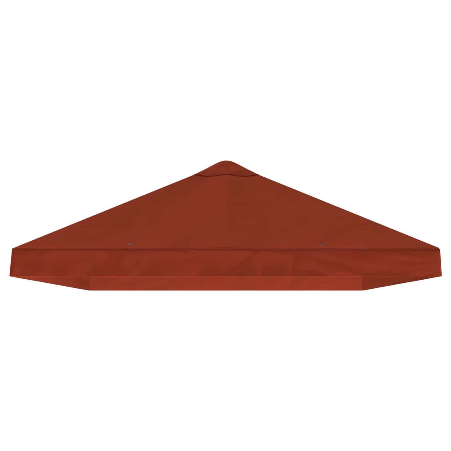 Hagepaviljong kanopydeksel 6 x 3 m Terrakotta Polyester 190