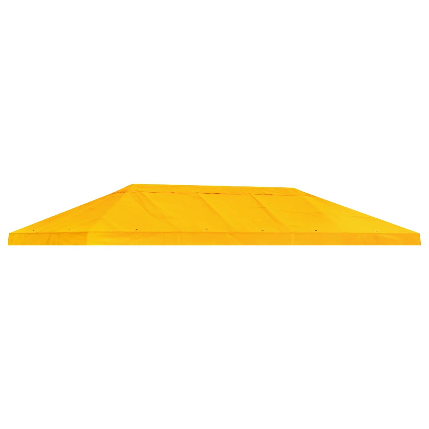 Hagepaviljong kanopydeksel 6 x 3 m Gul Polyester 190