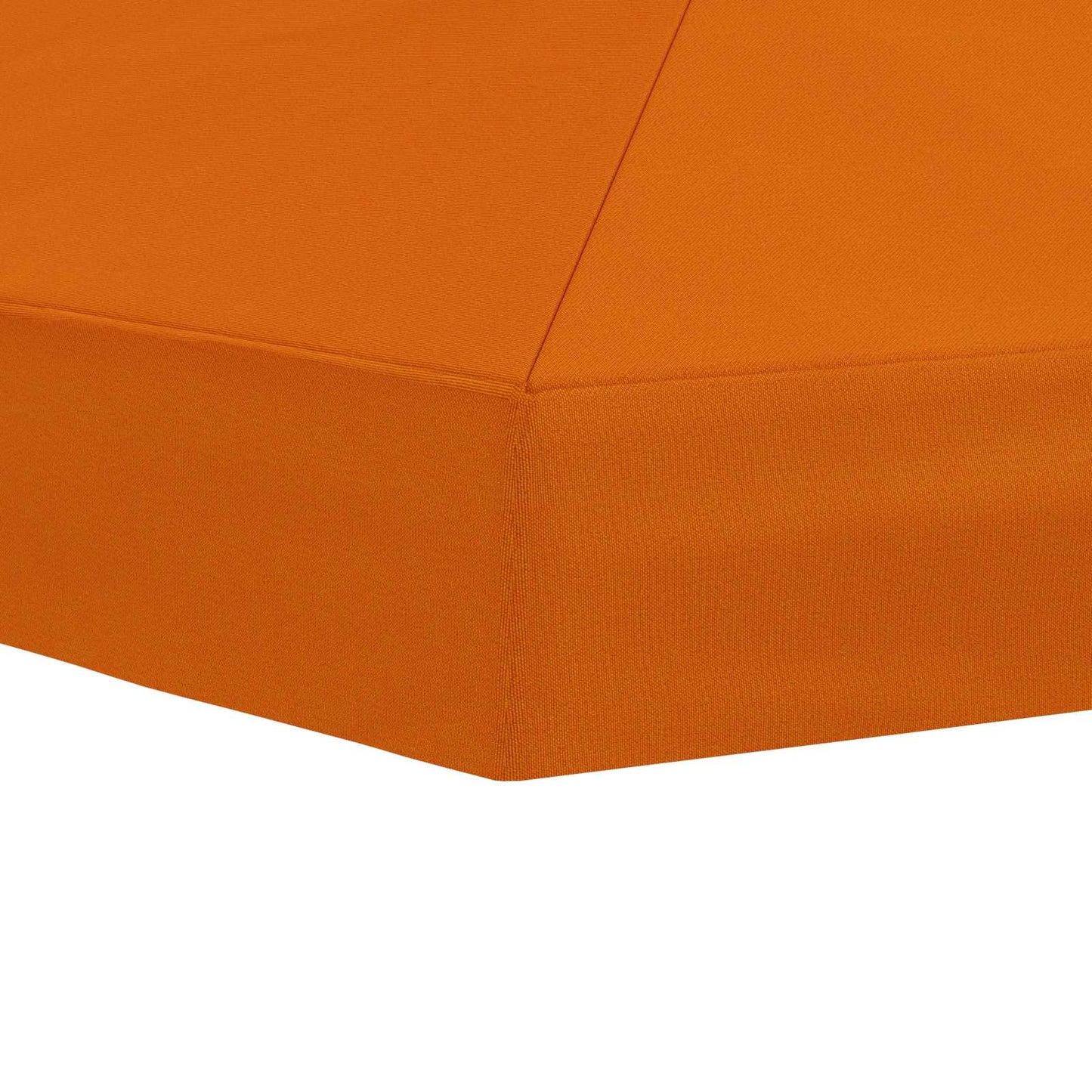 Hagepaviljong kanopydeksel 6 x 3 m Oransje Polyester 190