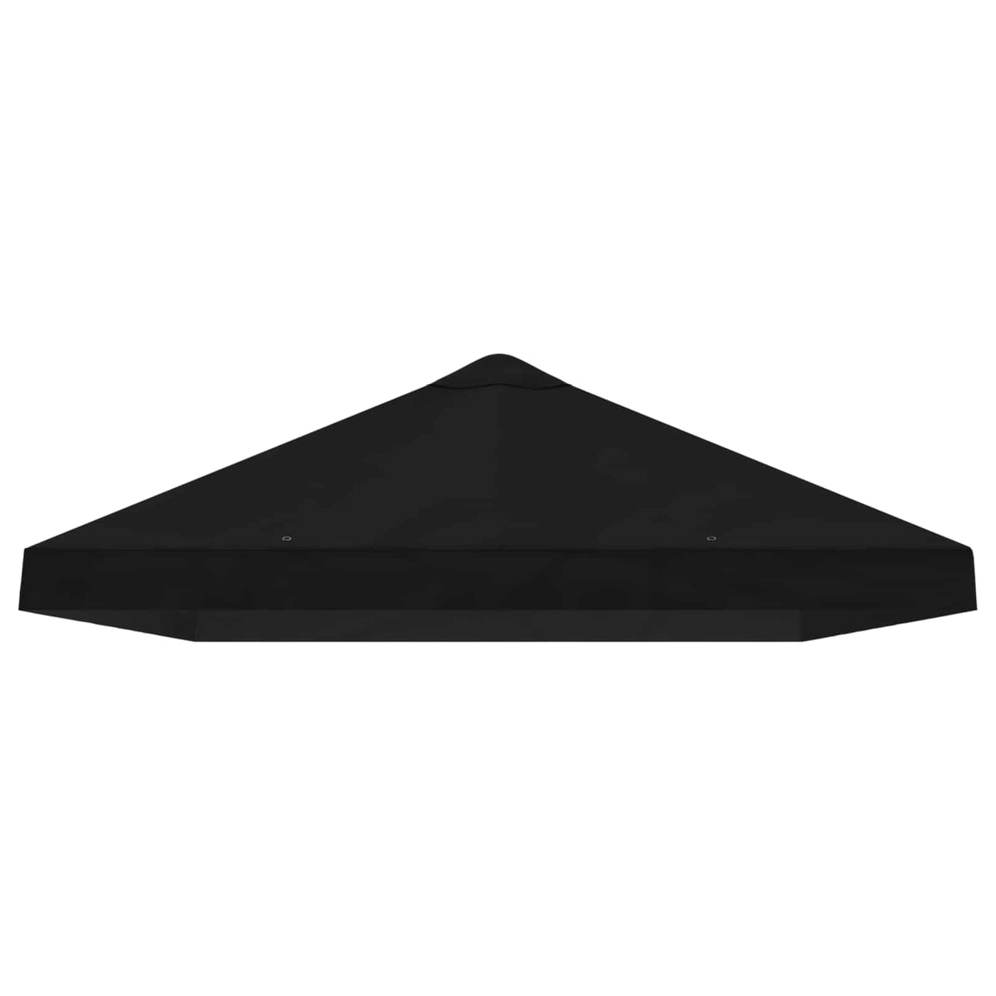Hagepaviljong kanopydeksel 6 x 3 m Svart Polyester 190