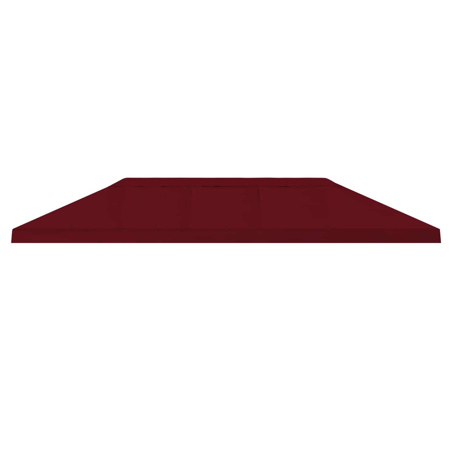 Hagepaviljong kanopydeksel 6 x 3 m Burgunder Polyester 190