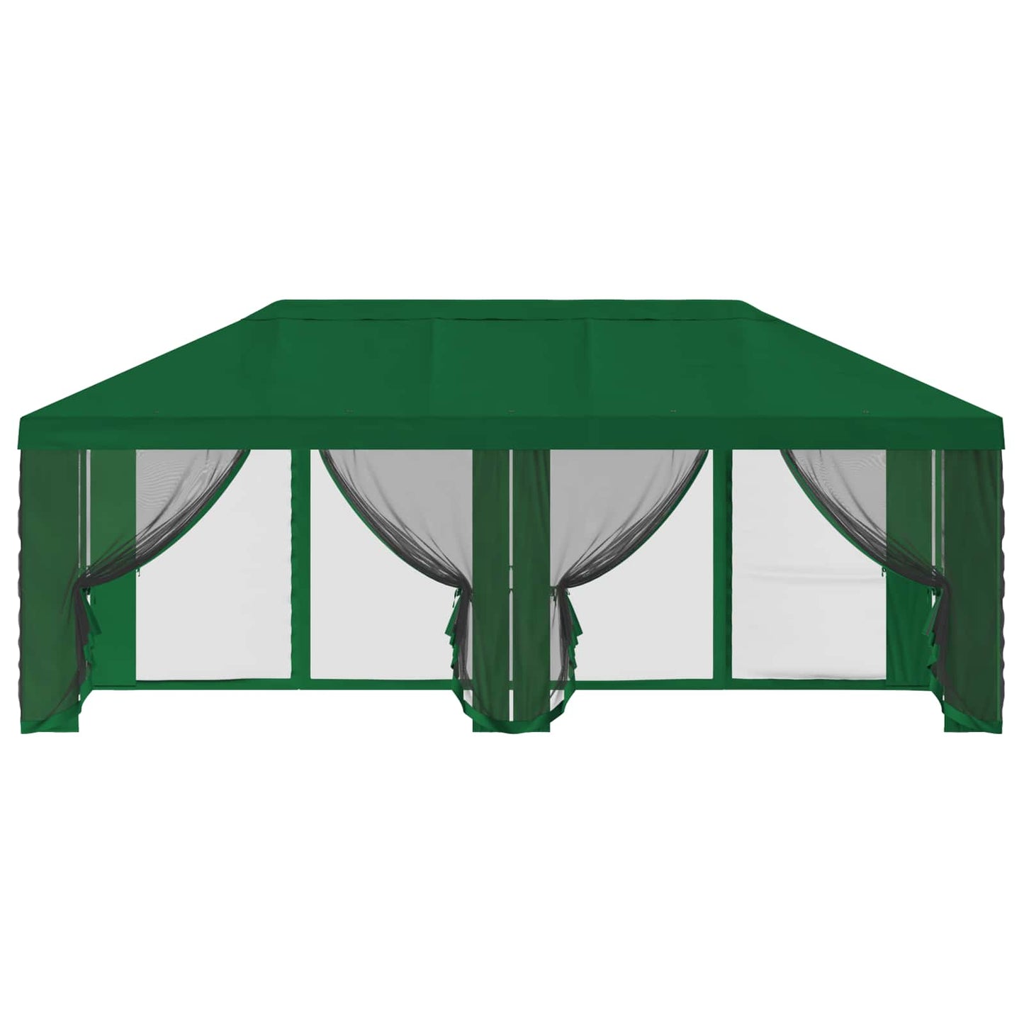 Teltduk med sidevegger 6 x 3 m Grønn Polyester 190