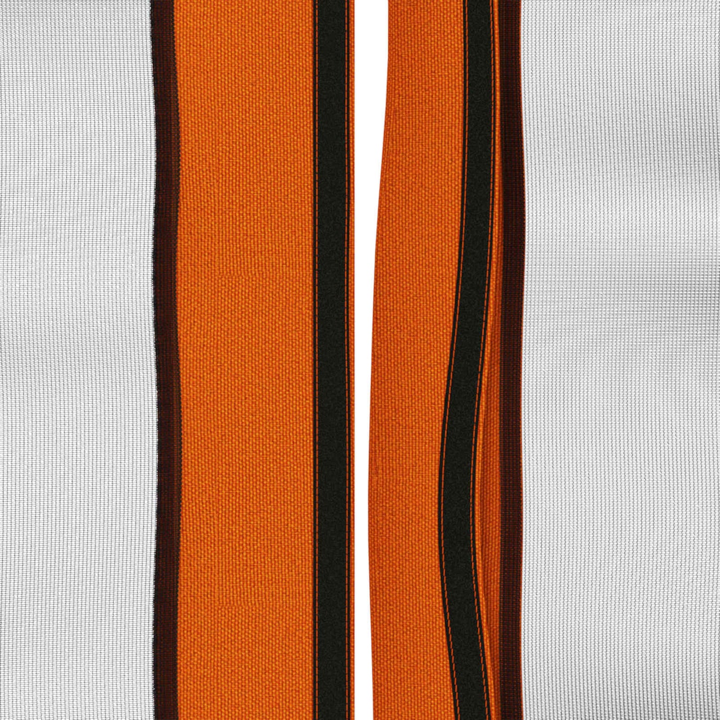 Teltduk med sidevegger 6 x 3 m Oransje Polyester 190