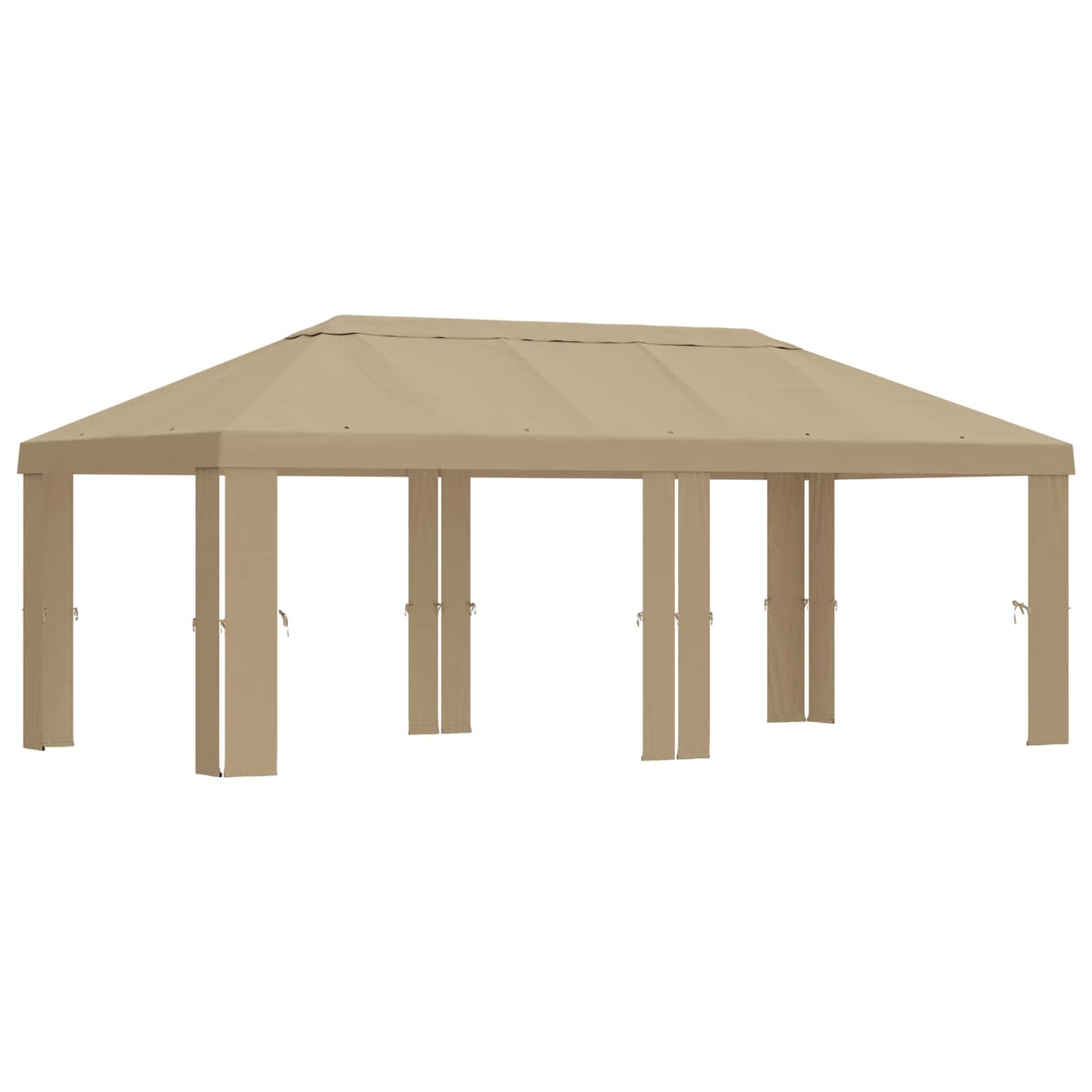 Gazebo Deksel 6 x 3 m Beige Polyester 190 gsm