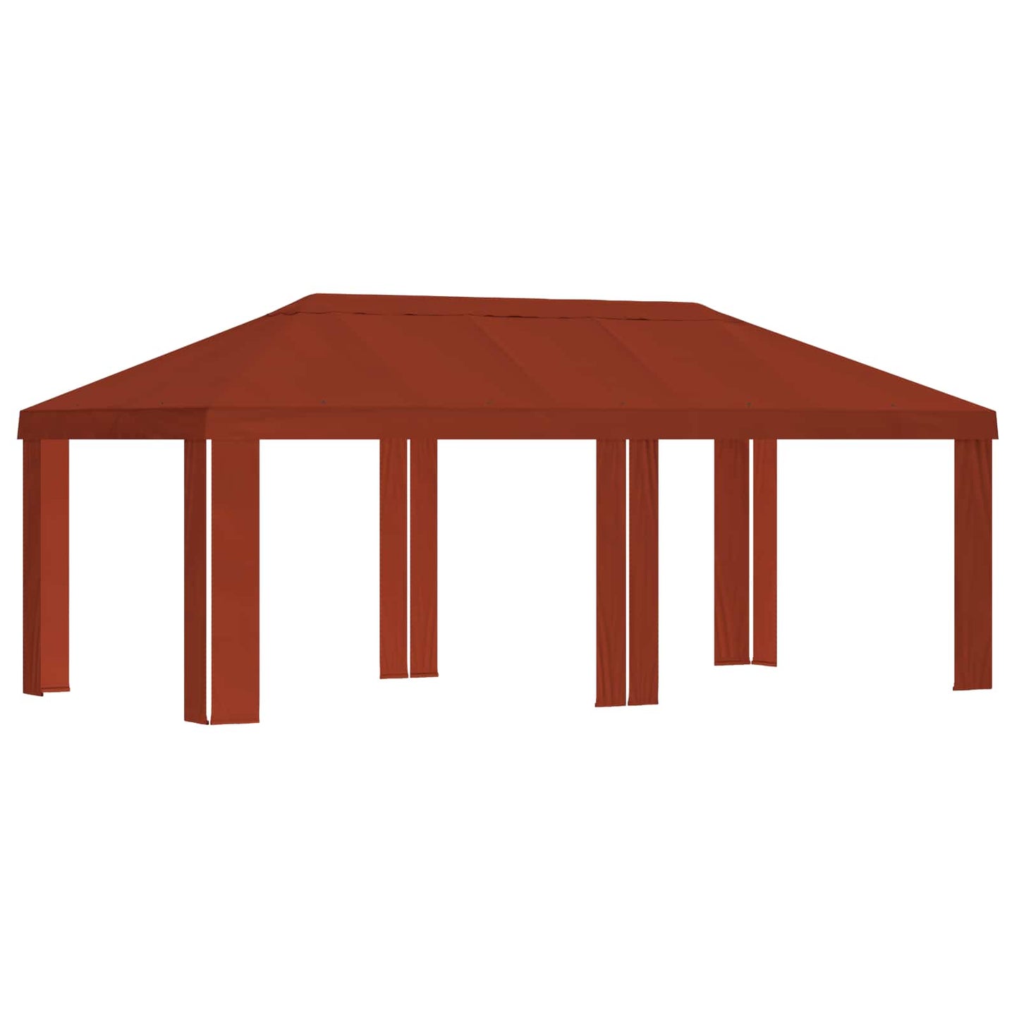 Gazebo Deksel 6 x 3 m Terrakotta Polyester 190 gsm