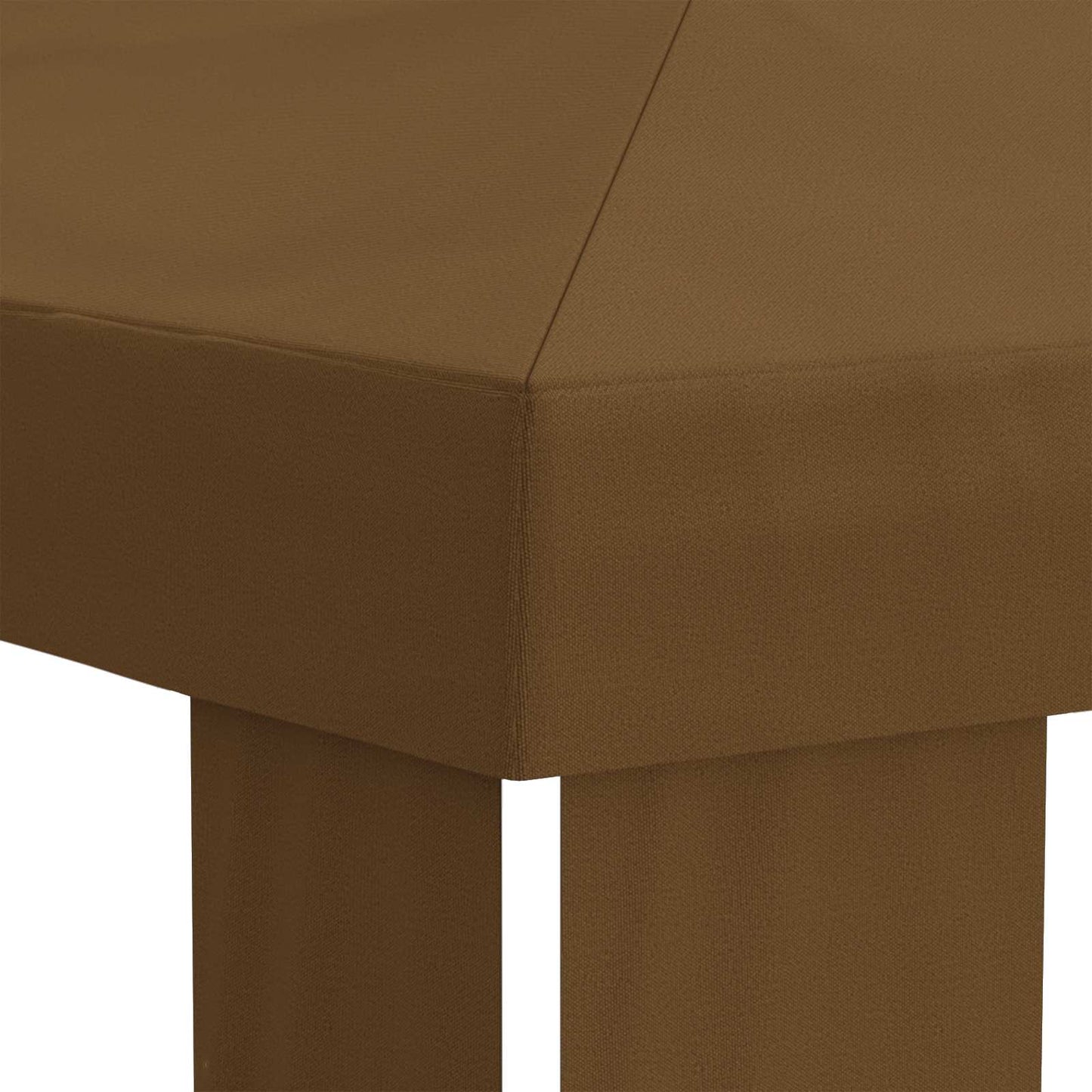 Gazebo Deksel 6 x 3 m Gråbrun Polyester 190 gsm