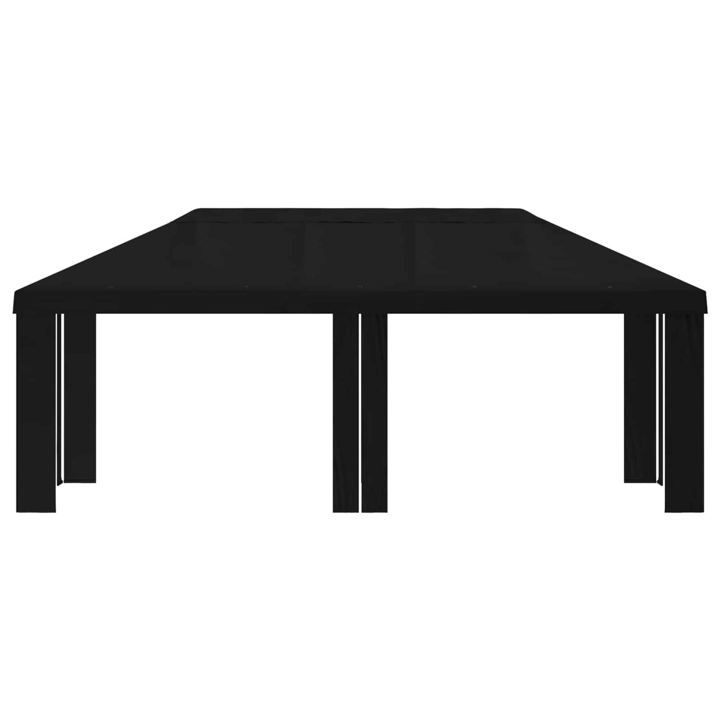 Gazebo Deksel 6 x 3 m Svart Polyester 190 gsm