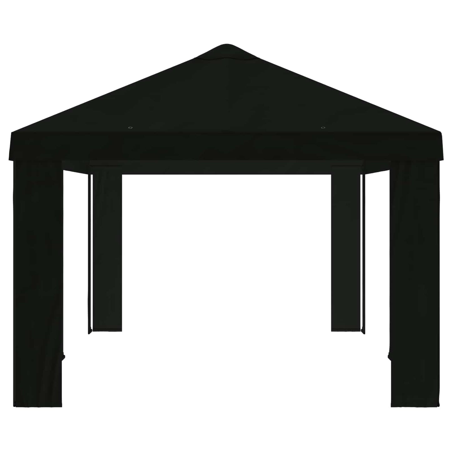 Gazebo Deksel 6 x 3 m Svart Polyester 190 gsm