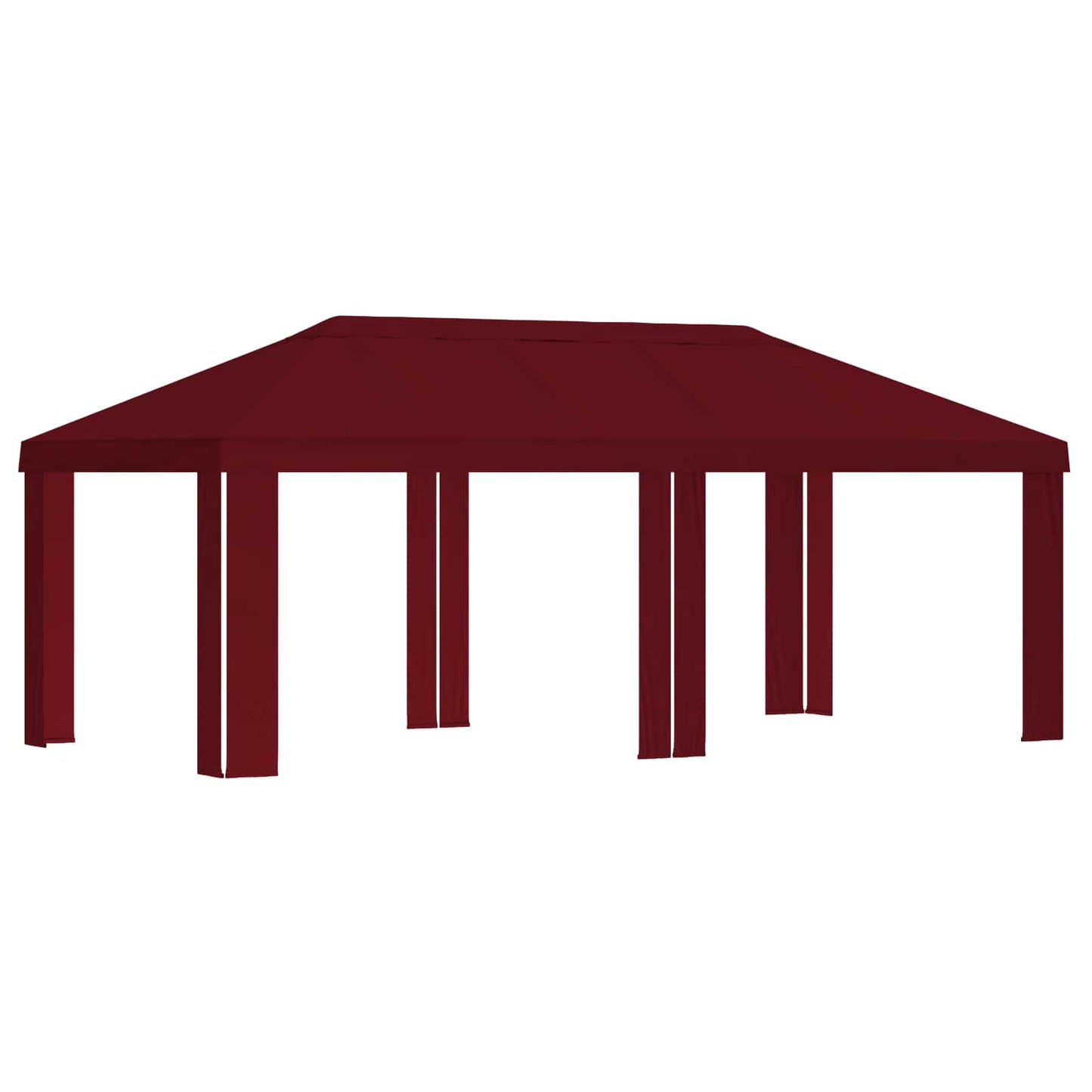 Gazebo Deksel 6 x 3 m Burgunder Polyester 190 gsm