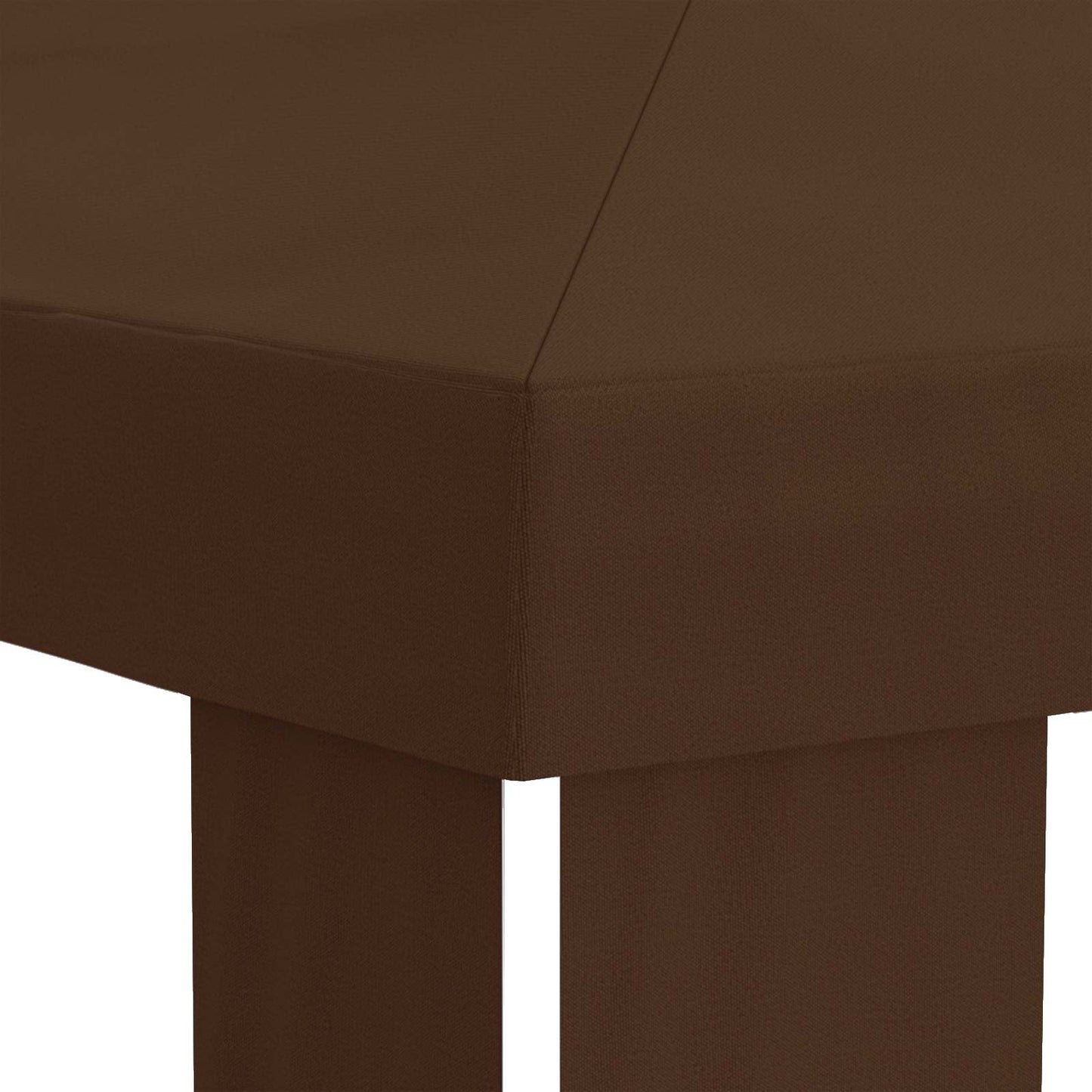 Gazebo Deksel 6 x 3 m Brun Polyester 190 gsm