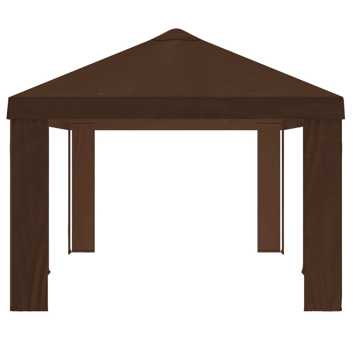 Gazebo Deksel 6 x 3 m Brun Polyester 190 gsm