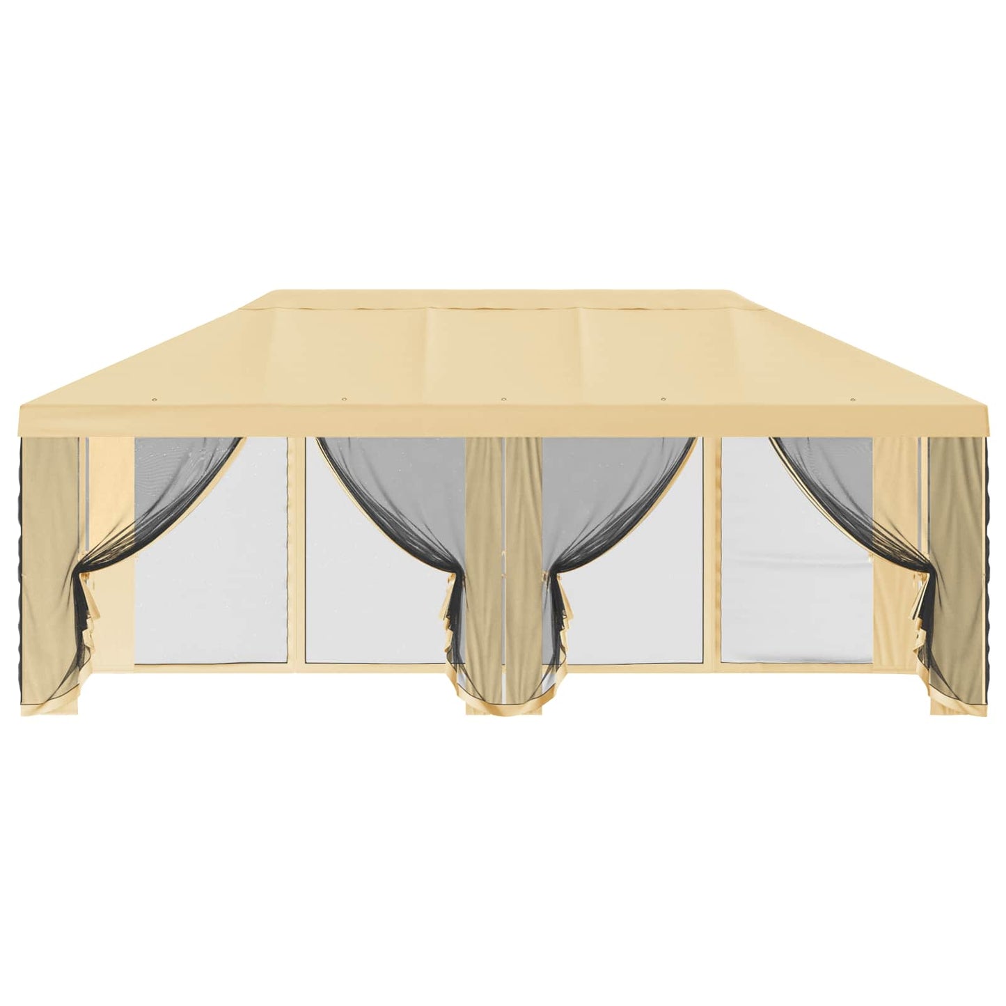 Teltduk med sidevegger Krem 600,5 x 300,5 cm Polyester
