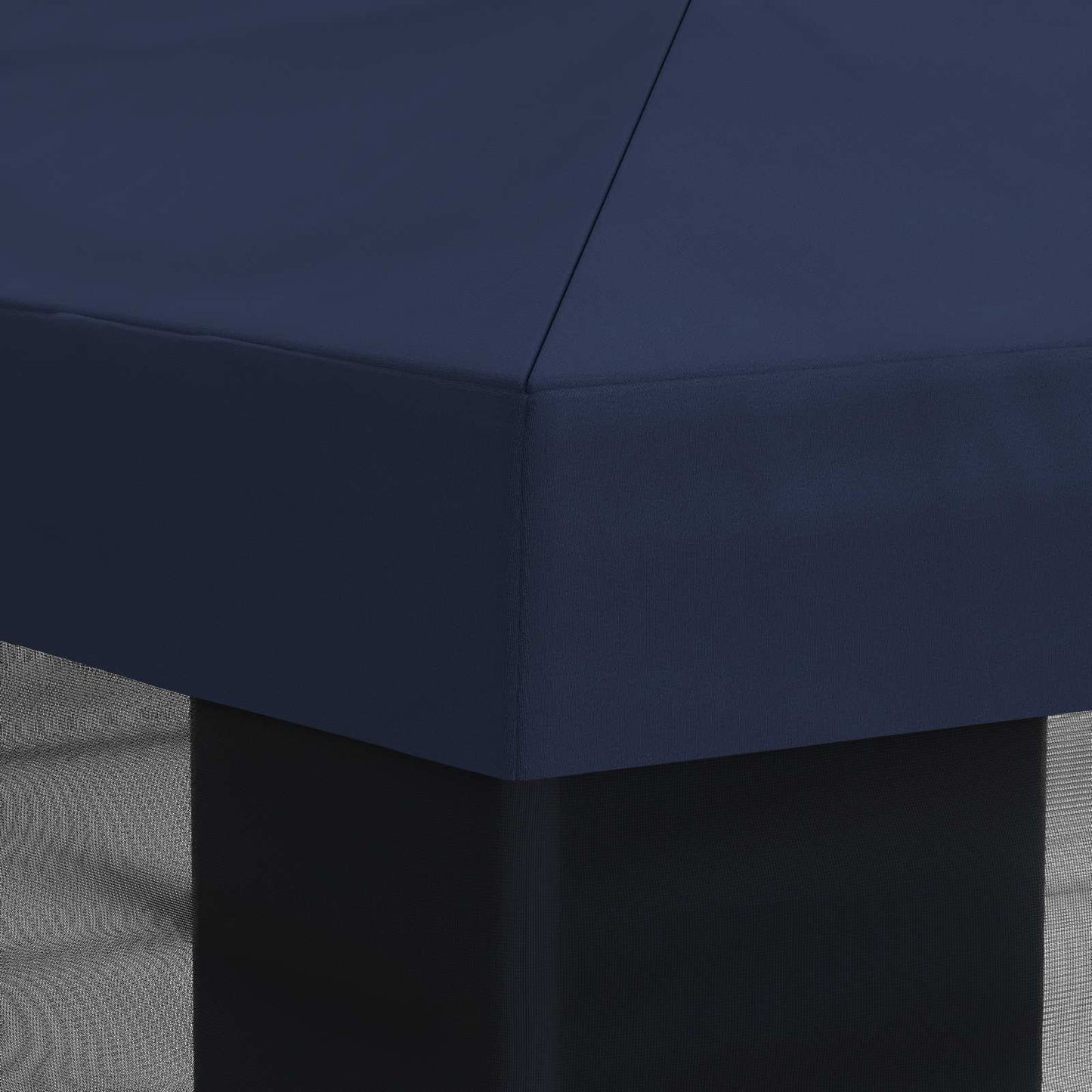 Teltduk med sidevegger Blå 600,5 x 300,5 cm Polyester