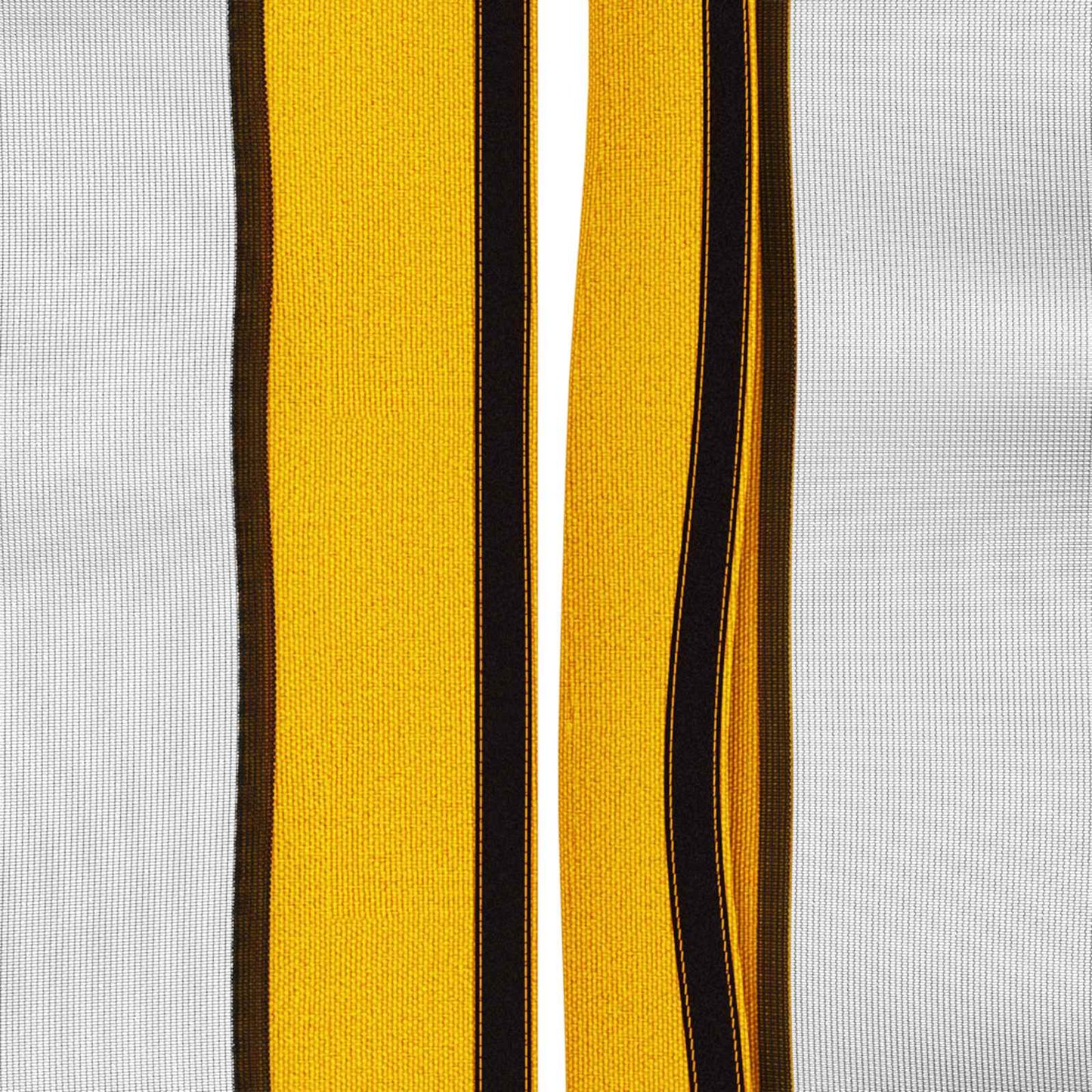 Teltduk med sidevegger Gul 600,5 x 300,5 cm Polyester