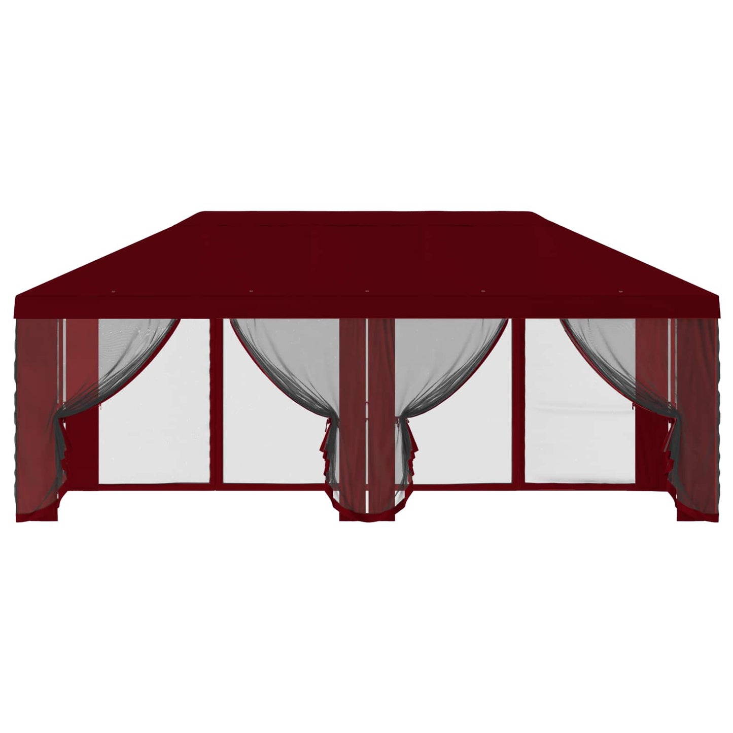 Teltduk med sidevegger Burgunder 600,5 x 300,5 cm Polyester