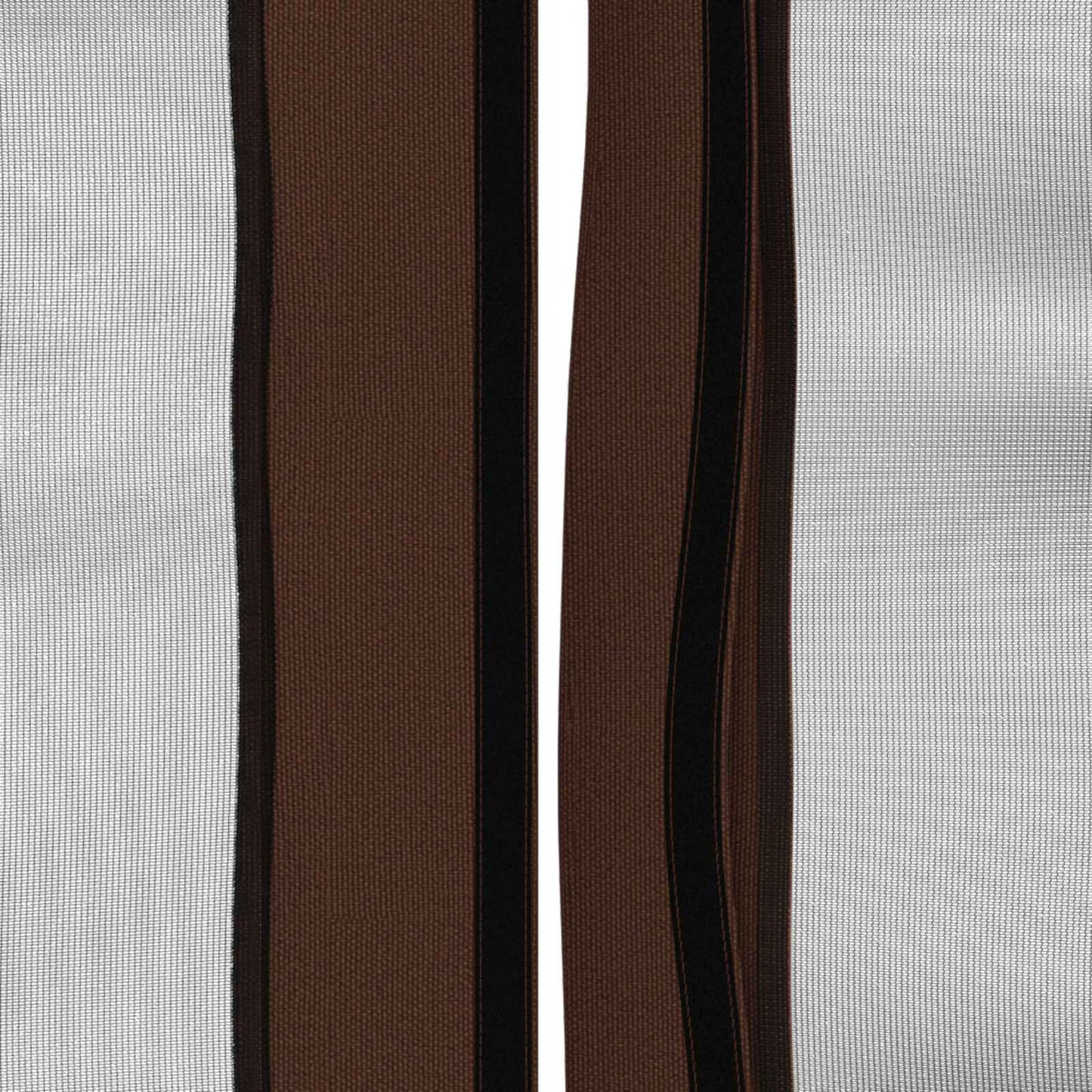 Teltduk med sidevegger Brun 600,5 x 300,5 cm Polyester