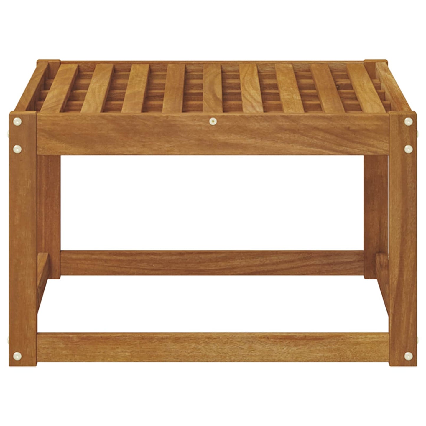Ute fotstøtte Solid akasietre Naturlig 59 x 59 x 37 cm vidaXL