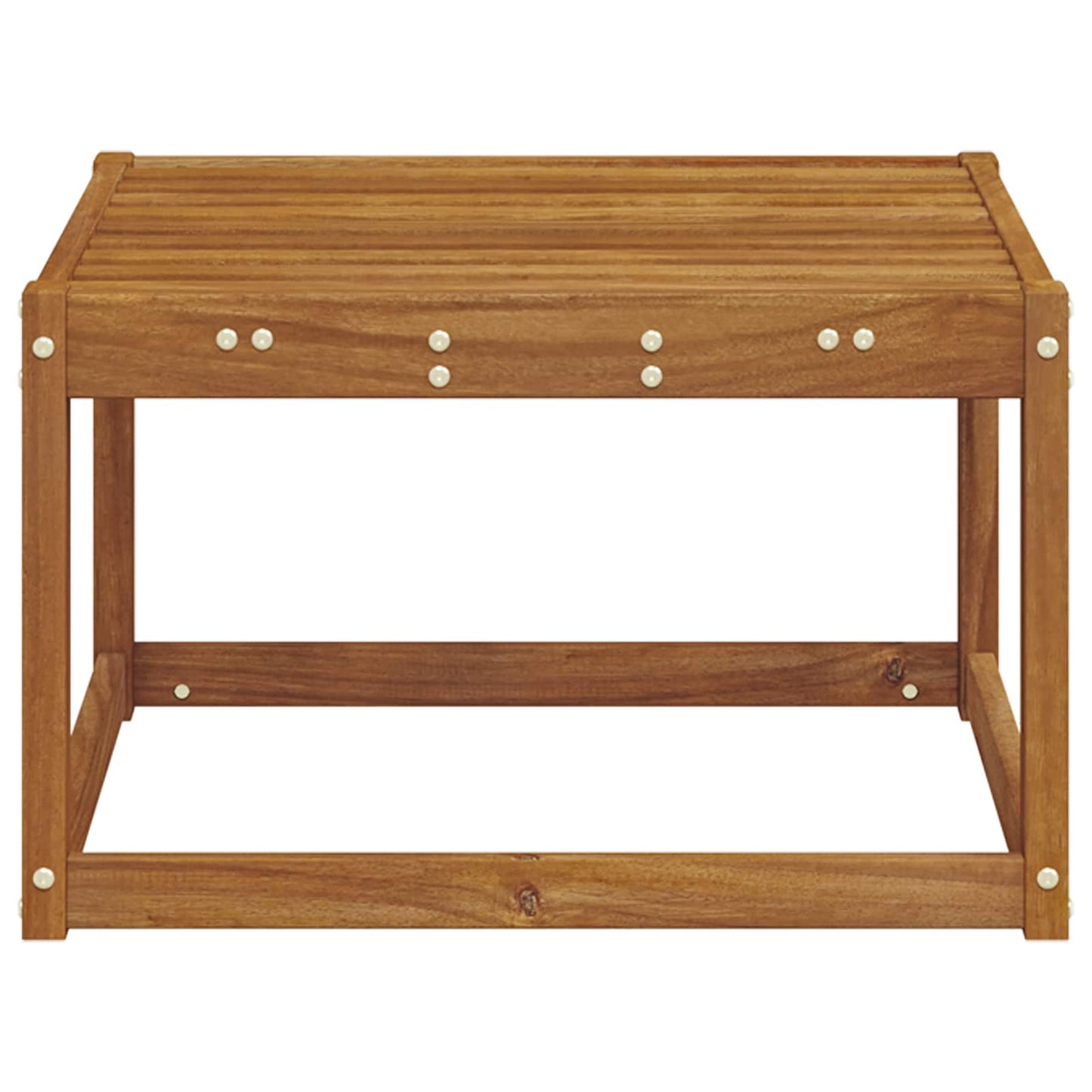 Ute fotstøtte Solid akasietre Naturlig 59 x 59 x 37 cm vidaXL