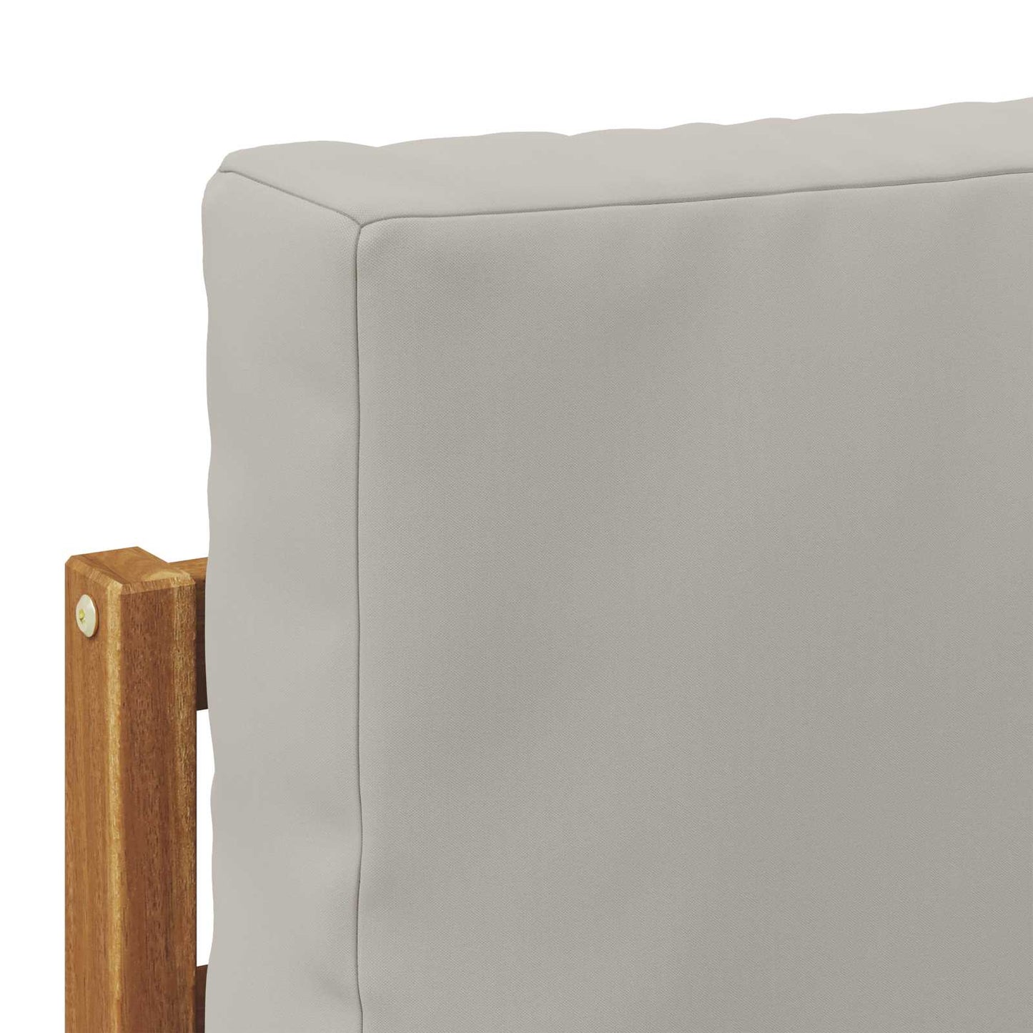 Utendørs midtbord og hjørnesofa 2 Stk Naturlig og Lys Grå vidaXL