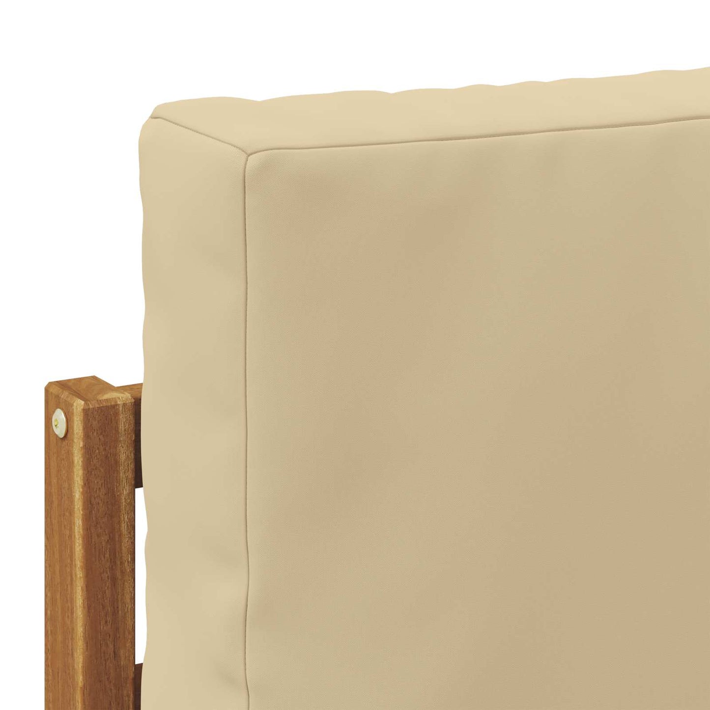 Utendørs midtbord og hjørnesofa 2 Stk Naturlig og Beige vidaXL
