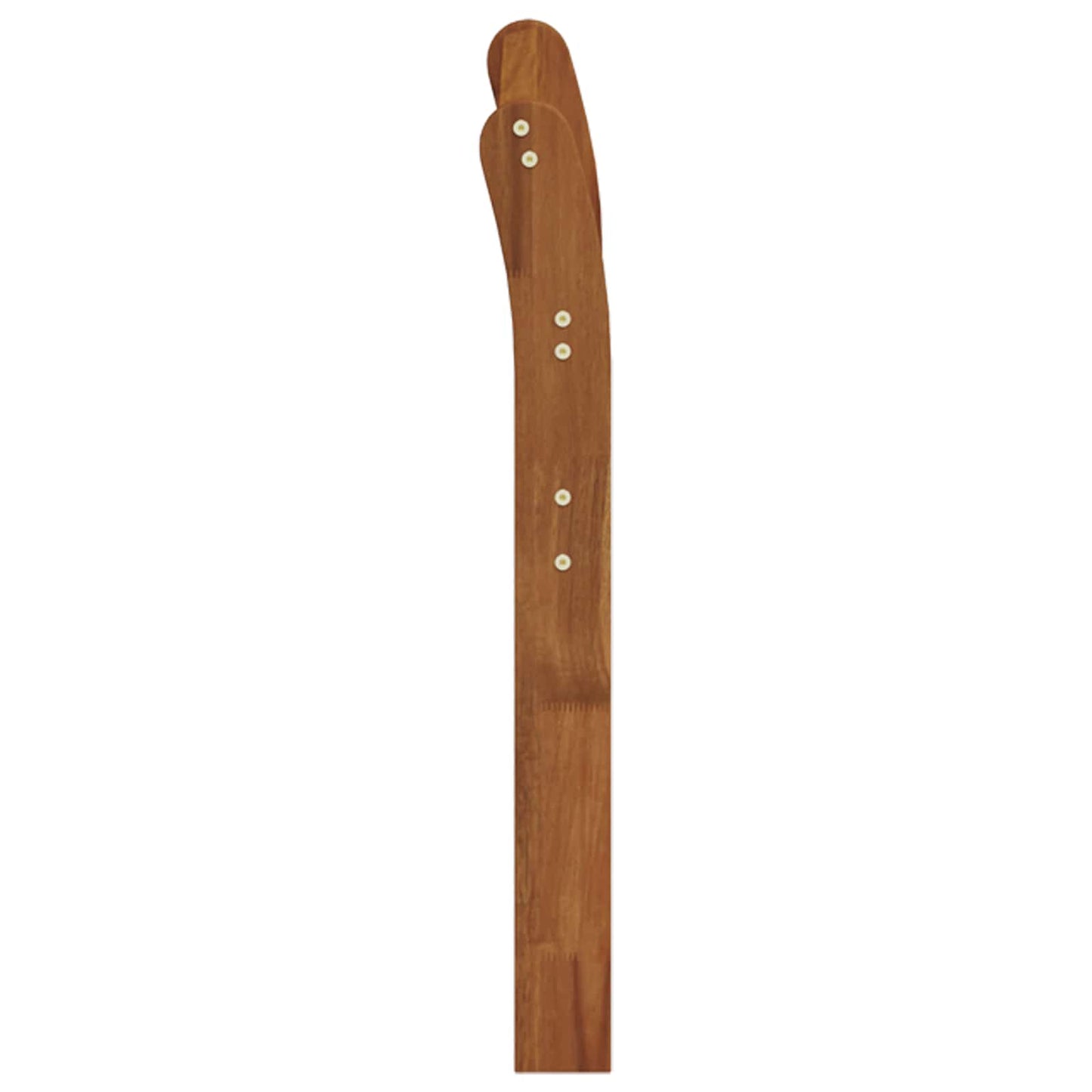 Armlene 2 stk. Naturlig 58,5 x 8 x 60 cm Solid akasietre