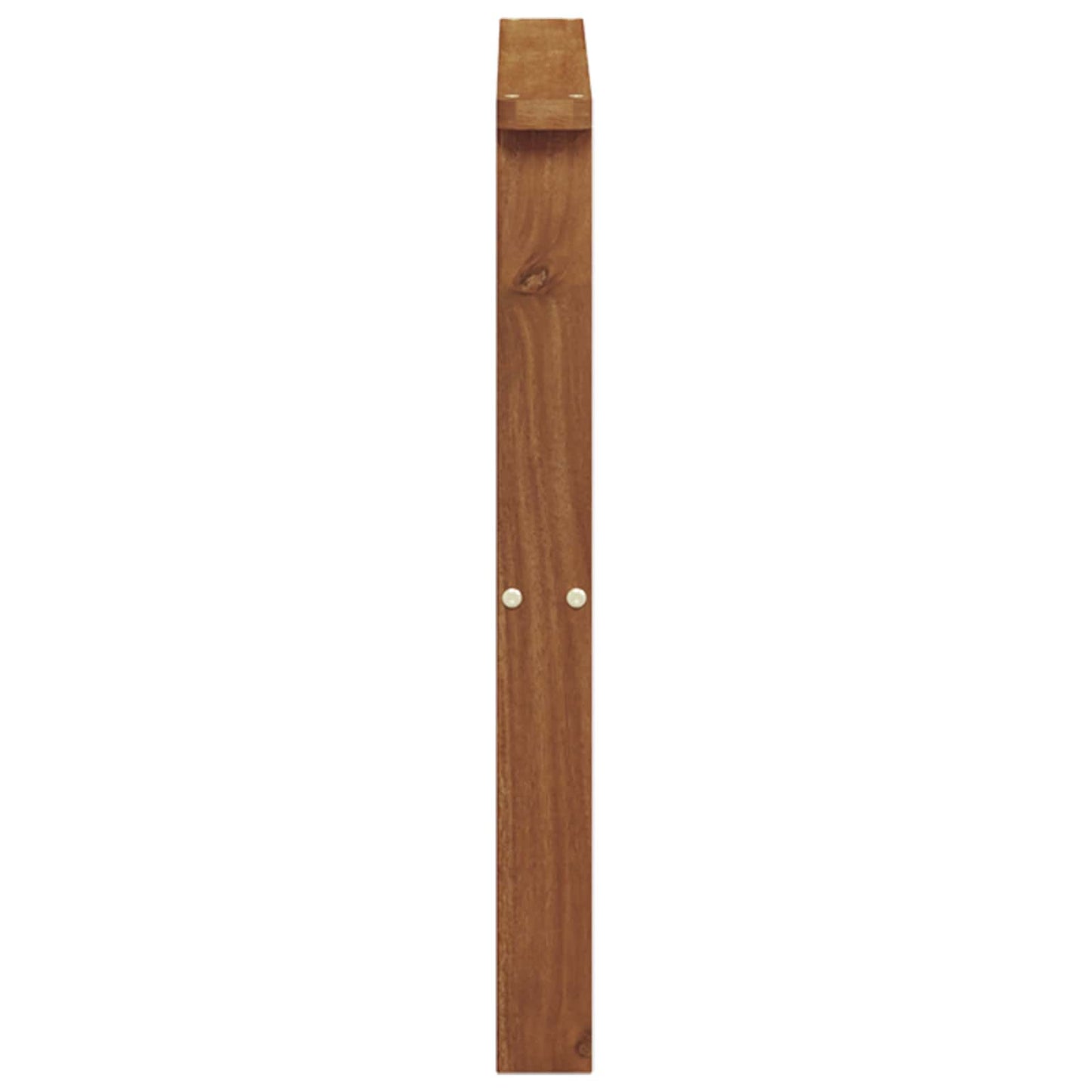 Armlene 2 stk. Naturlig 60 x 6 x 61 cm Solid akasietre