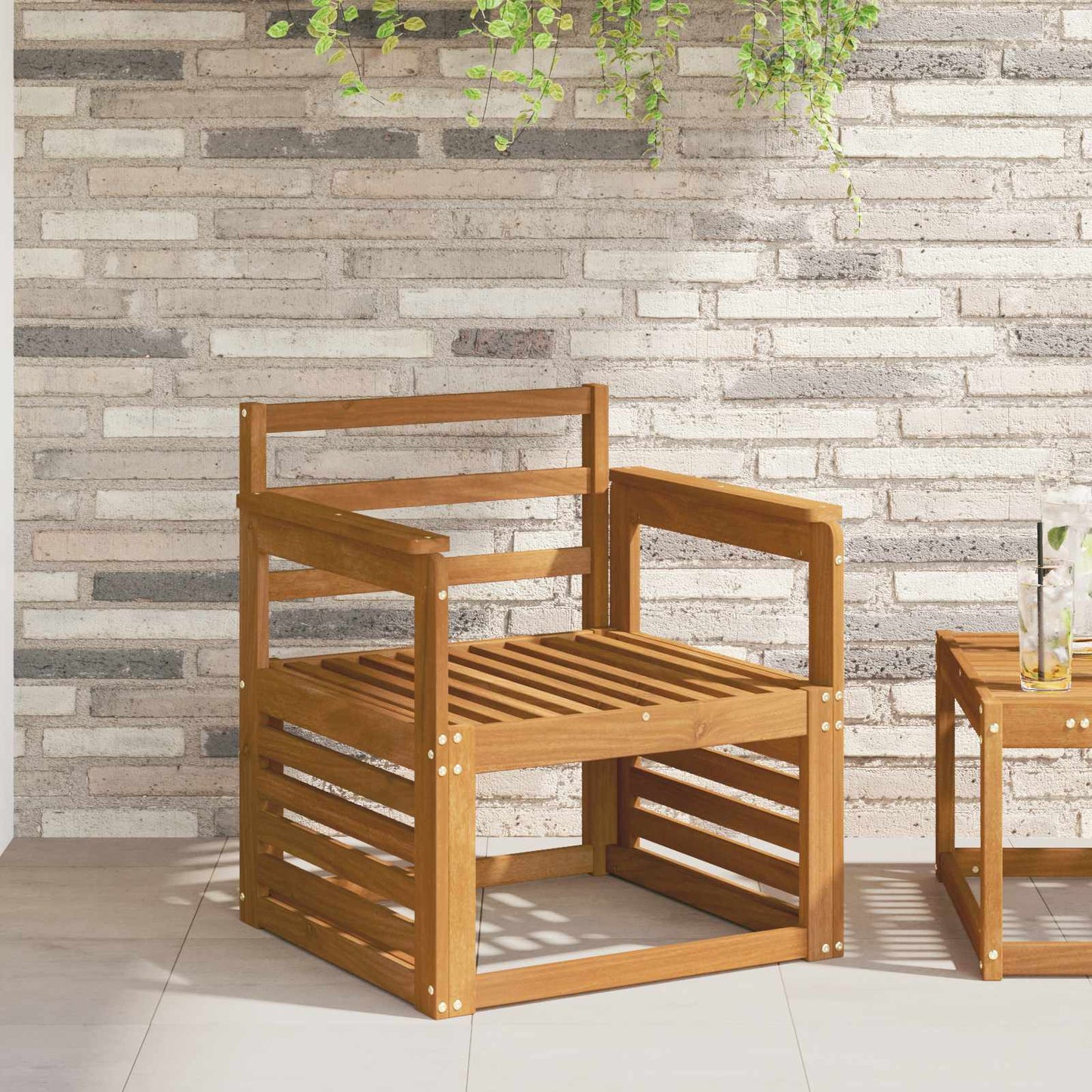 Armlener 2 pcs Brun 59 x 6 x 61 cm Konstruert tre