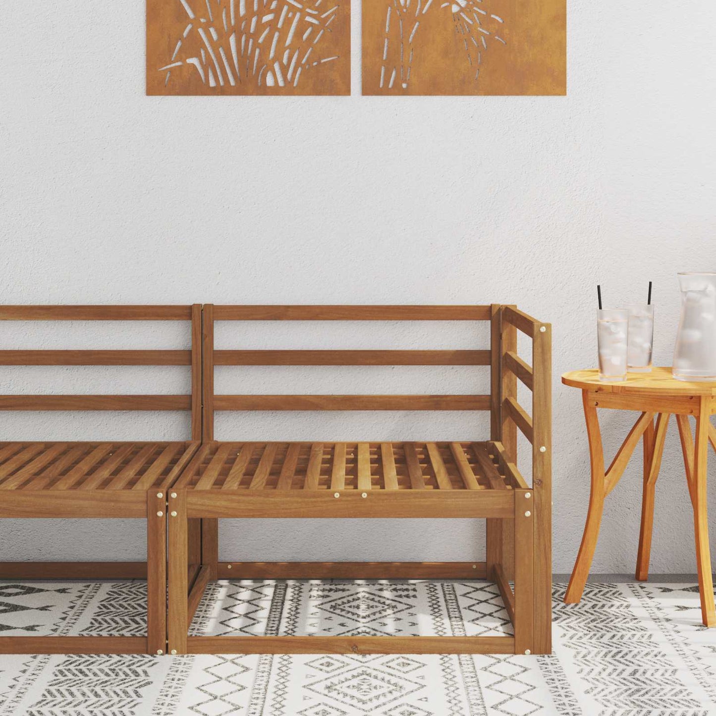Ute Hjørnesofa Naturlig 83 x 83 x 73 cm