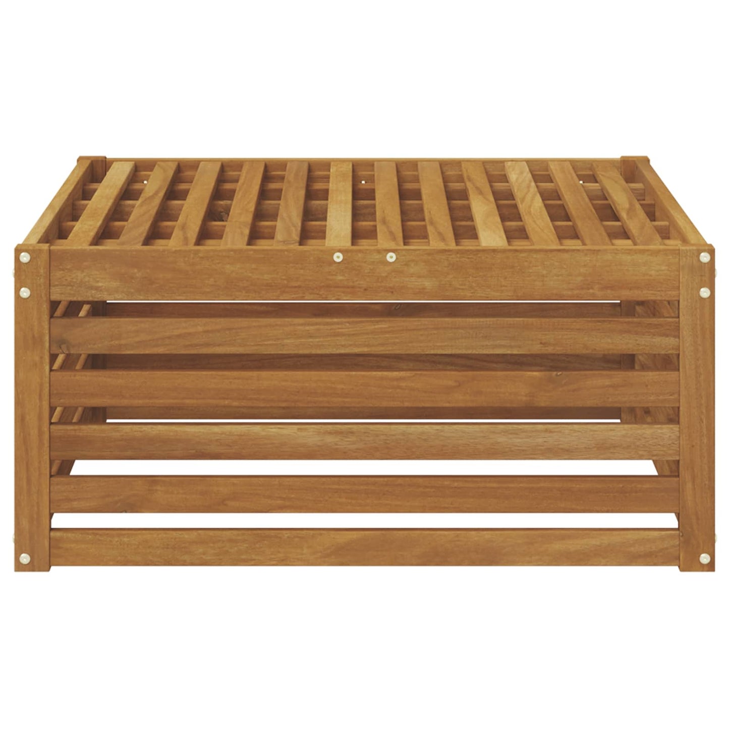 Ute fotstøtte Naturlig 79 x 79 x 37 cm Solid akasietre