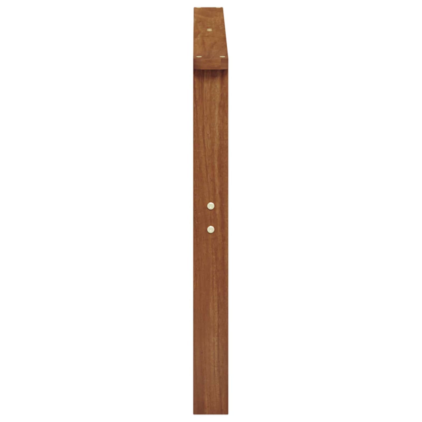 Armlene 2 stk. Naturlig 80 x 6 x 61 cm Solid akasietre