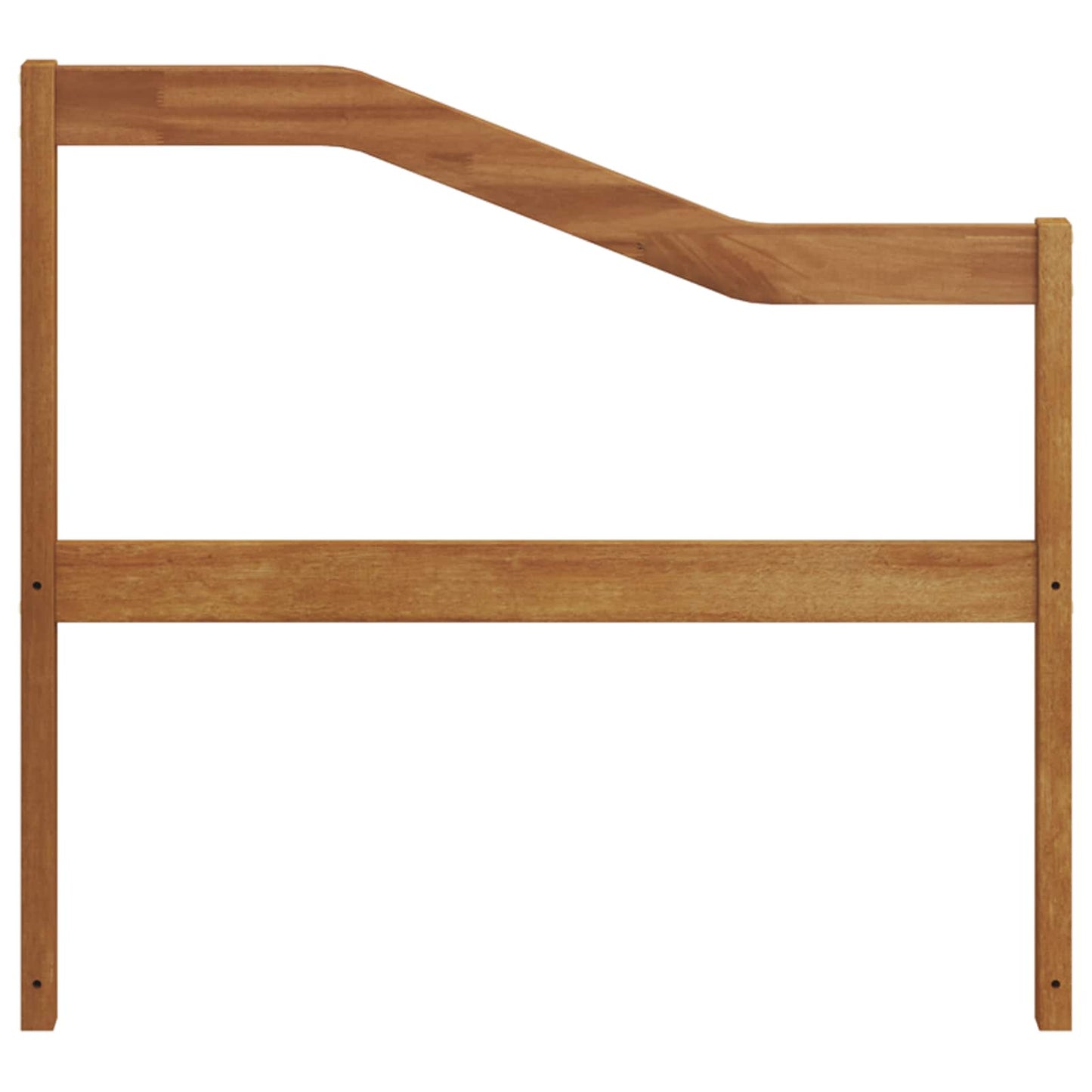 Armlene 2 stk. Naturlig 79 x 4 x 73 cm Solid akasietre