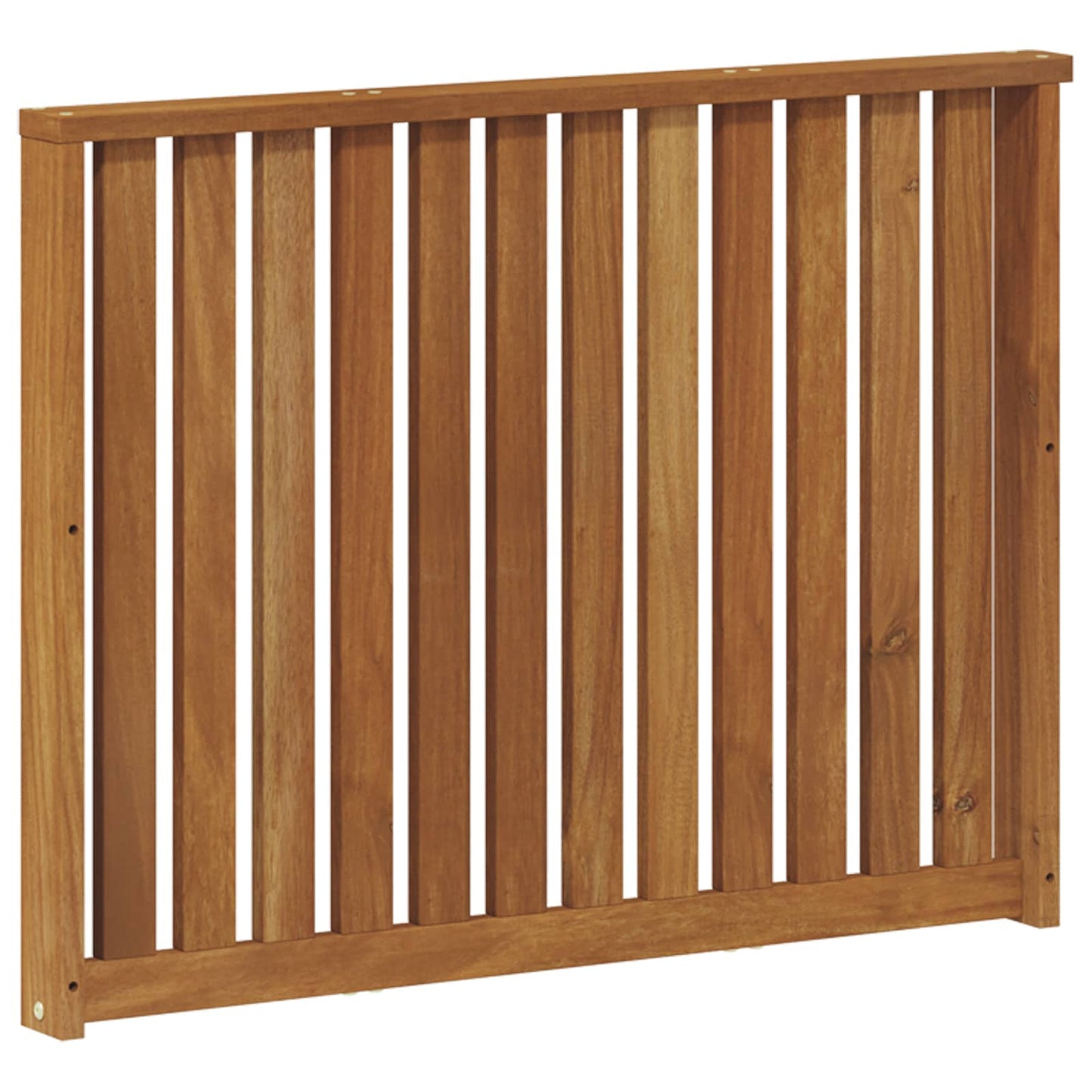 Armlene 2 stk. Naturlig 80 x 6 x 61 cm Solid akasietre