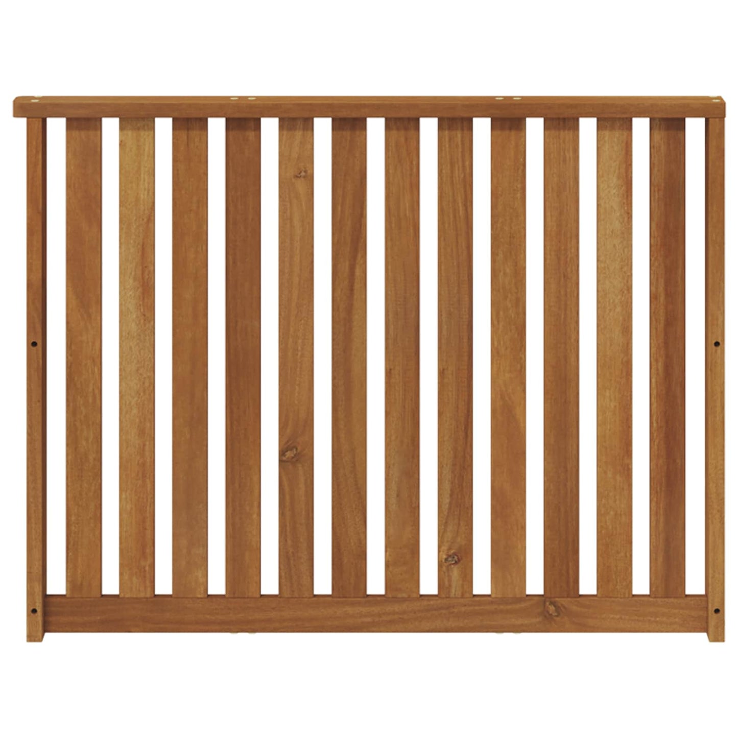 Armlene 2 stk. Naturlig 80 x 6 x 61 cm Solid akasietre
