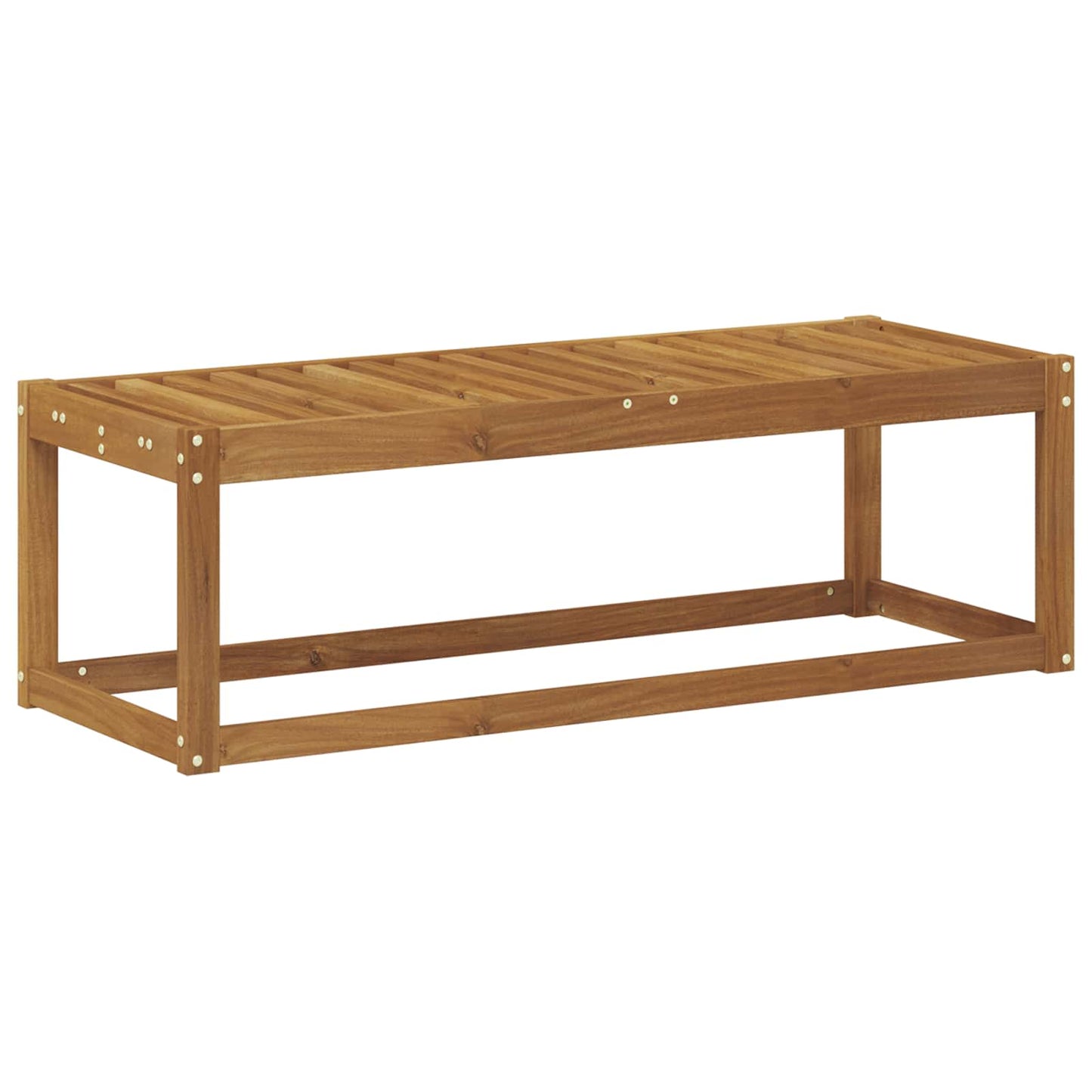 Utendørs Krakk Benk Naturlig 115 x 43 x 37 cm Solid akasietre