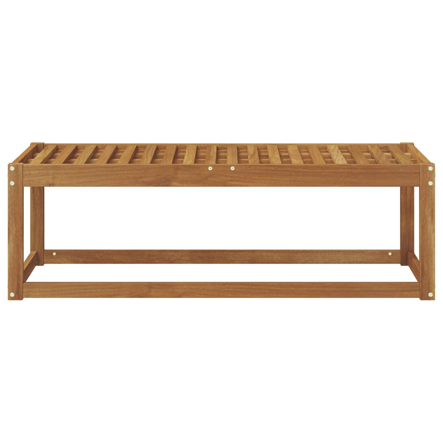 Utendørs Krakk Benk Naturlig 115 x 43 x 37 cm Solid akasietre