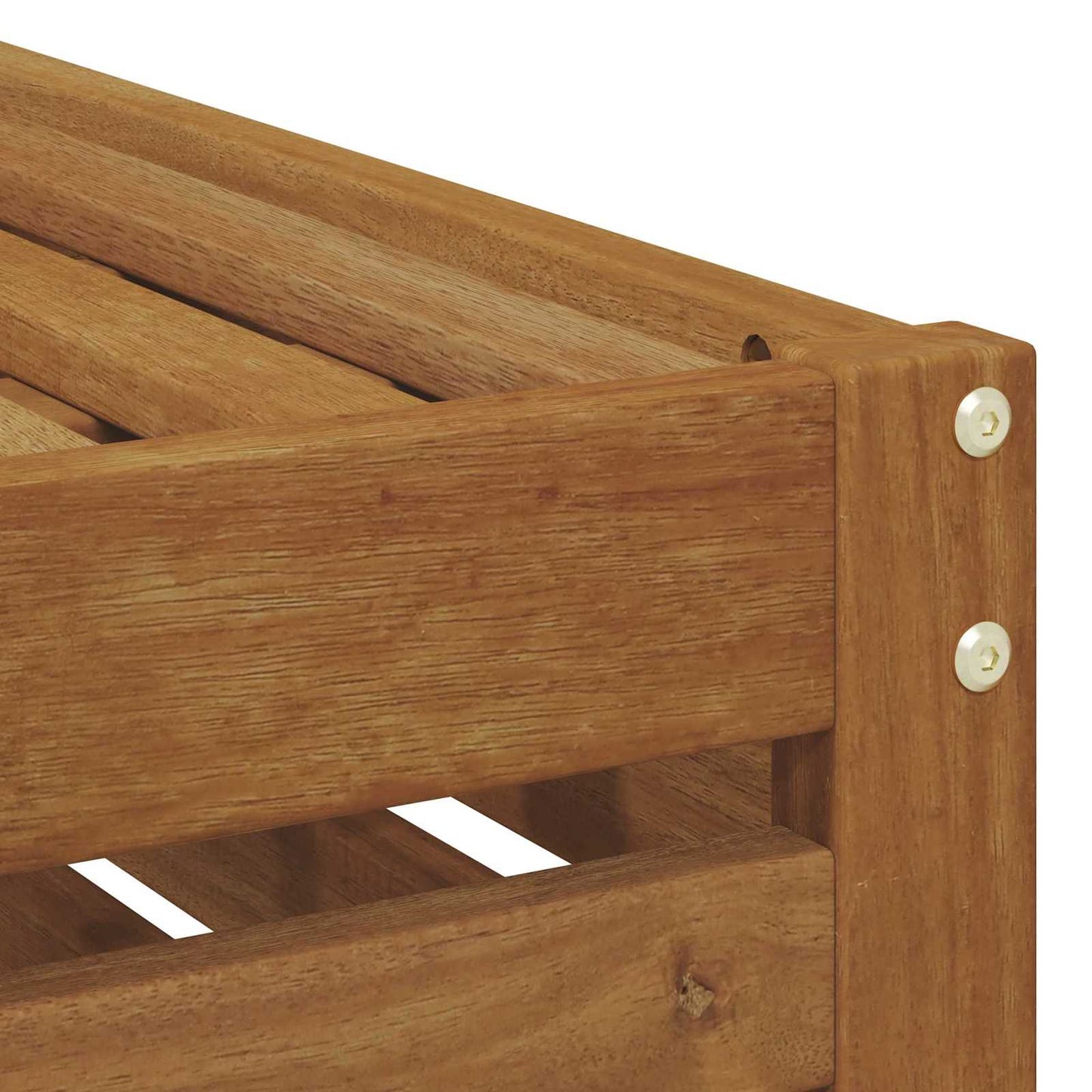 Utendørs Krakk Benk Naturlig 79 x 43 x 37 cm Solid akasietre
