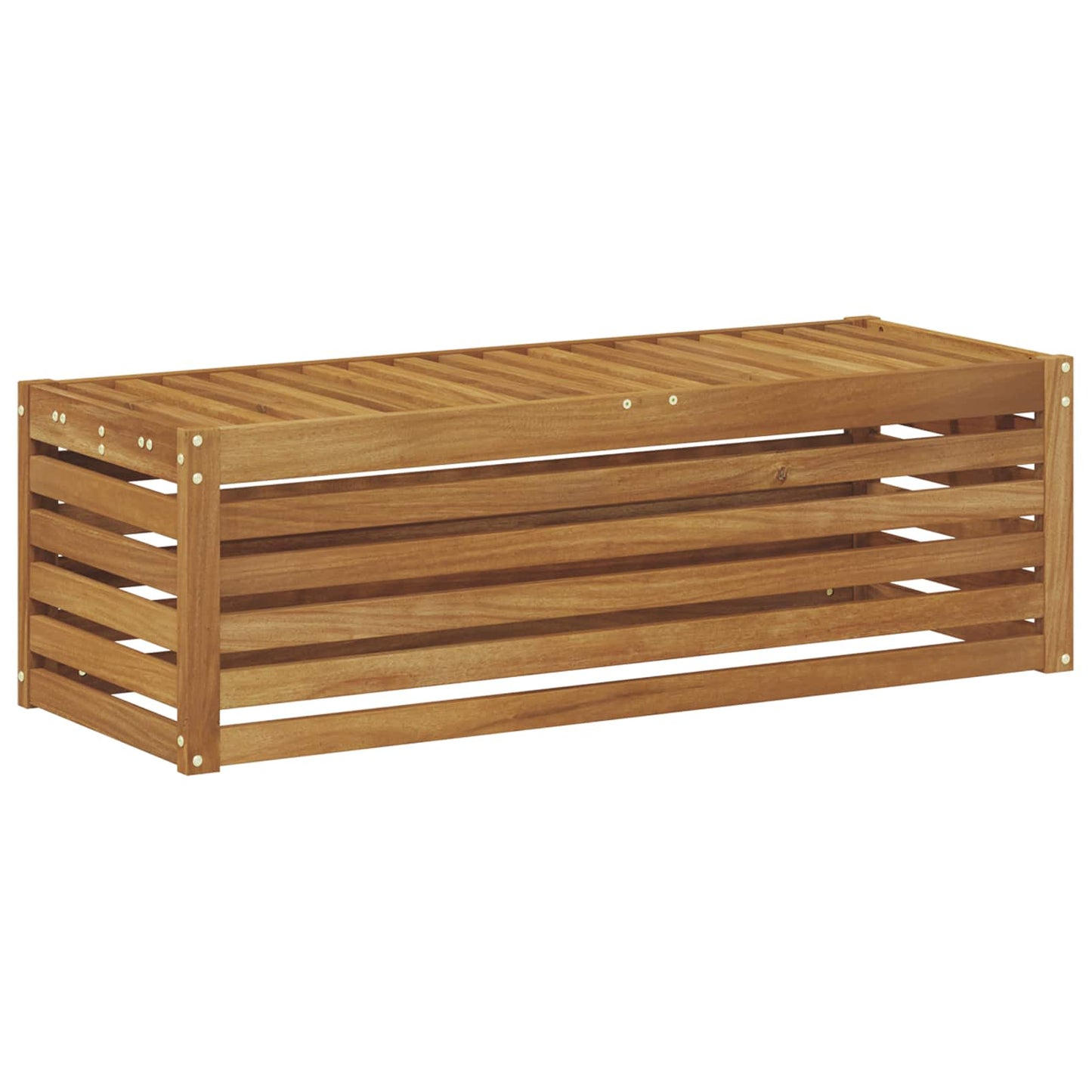 Utendørs Krakk Benk Naturlig 115 x 43 x 37 cm Solid akasietre