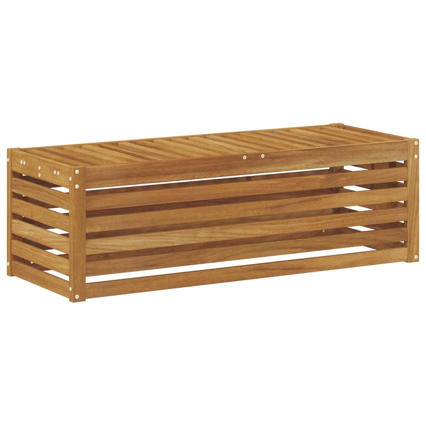 Utendørs Krakk Benk Naturlig 115 x 43 x 37 cm Solid akasietre