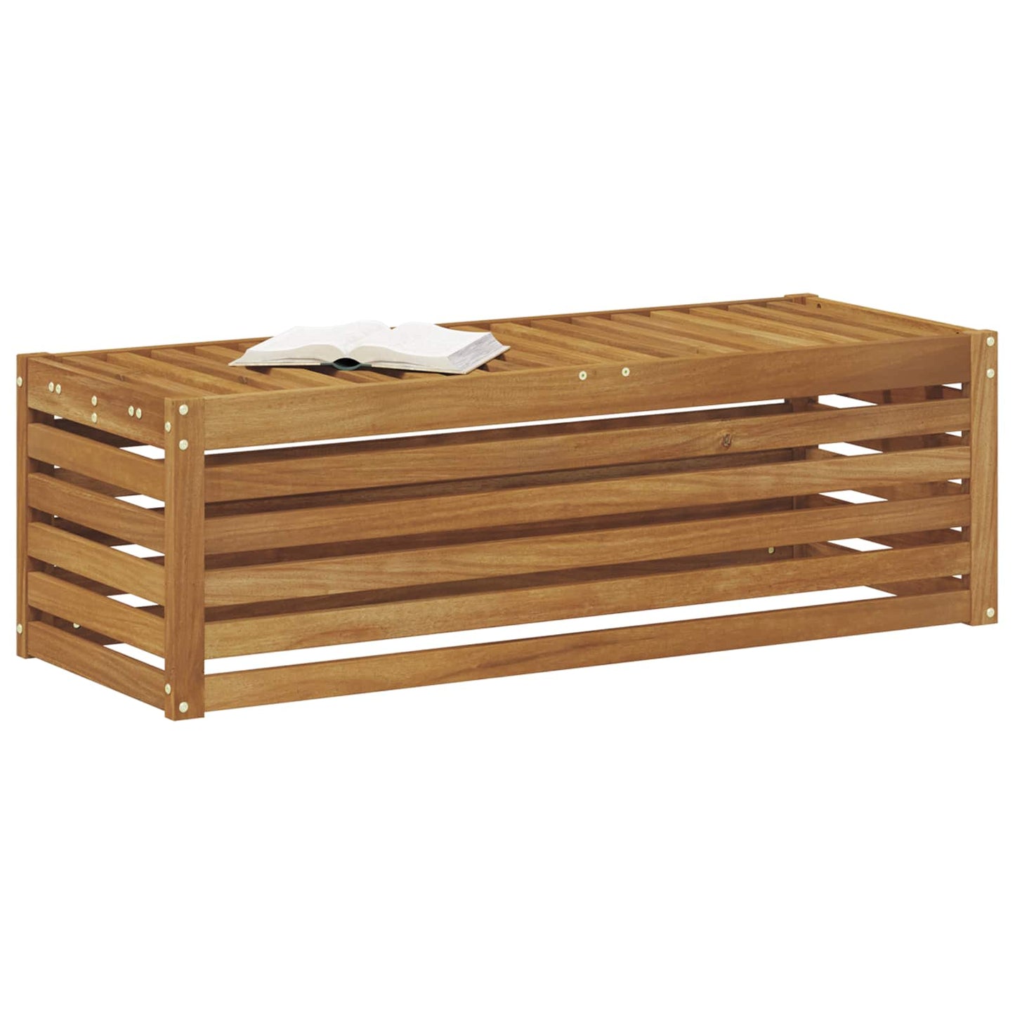 Utendørs Krakk Benk Naturlig 115 x 43 x 37 cm Solid akasietre