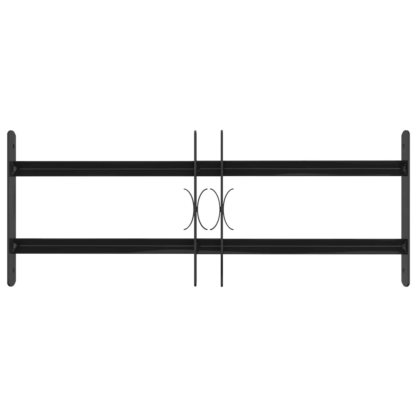 Vindus sikkerhetsgrill 76 x 30 cm Galvanisert stål